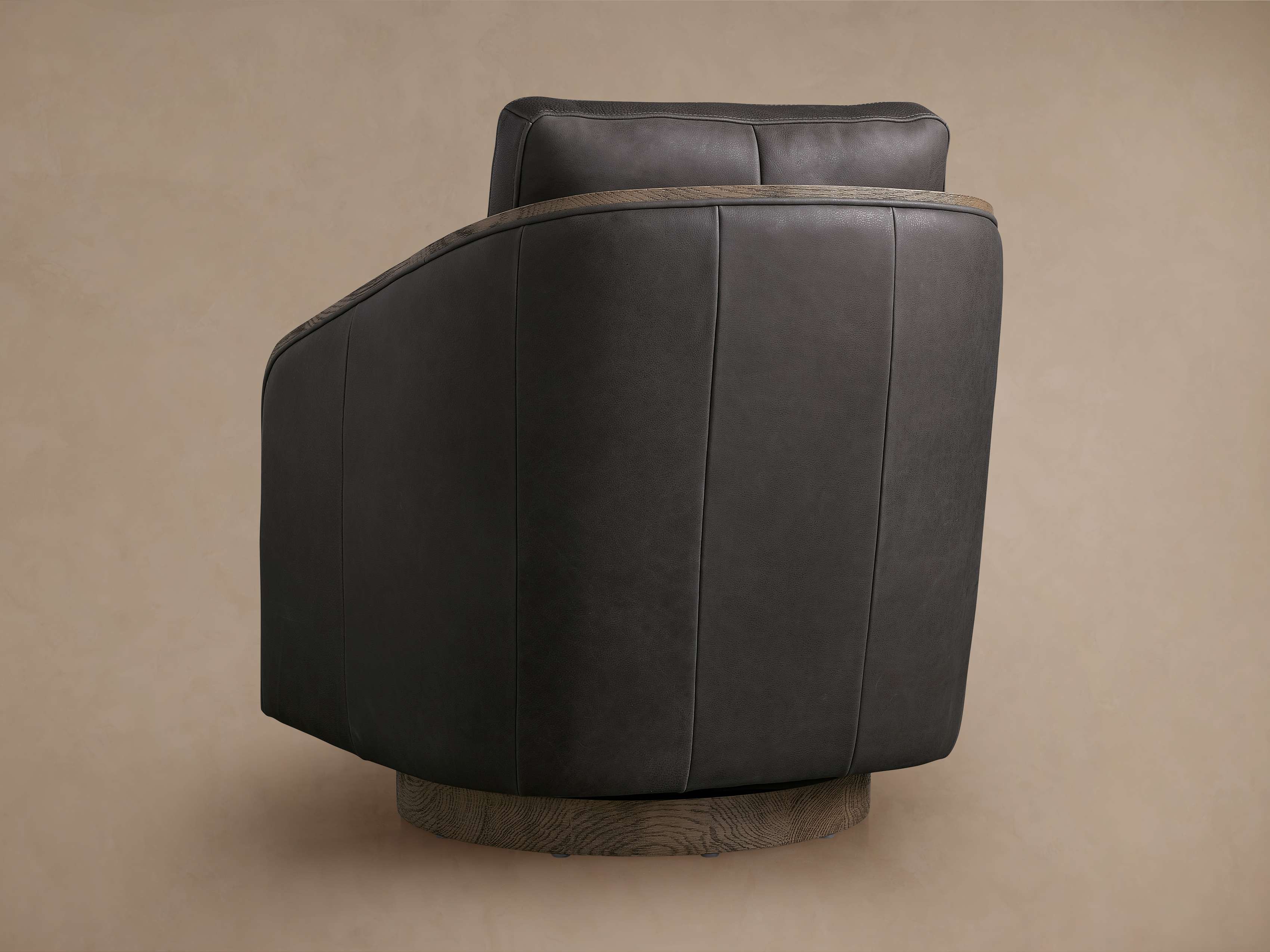 Pomona Leather Swivel Chair