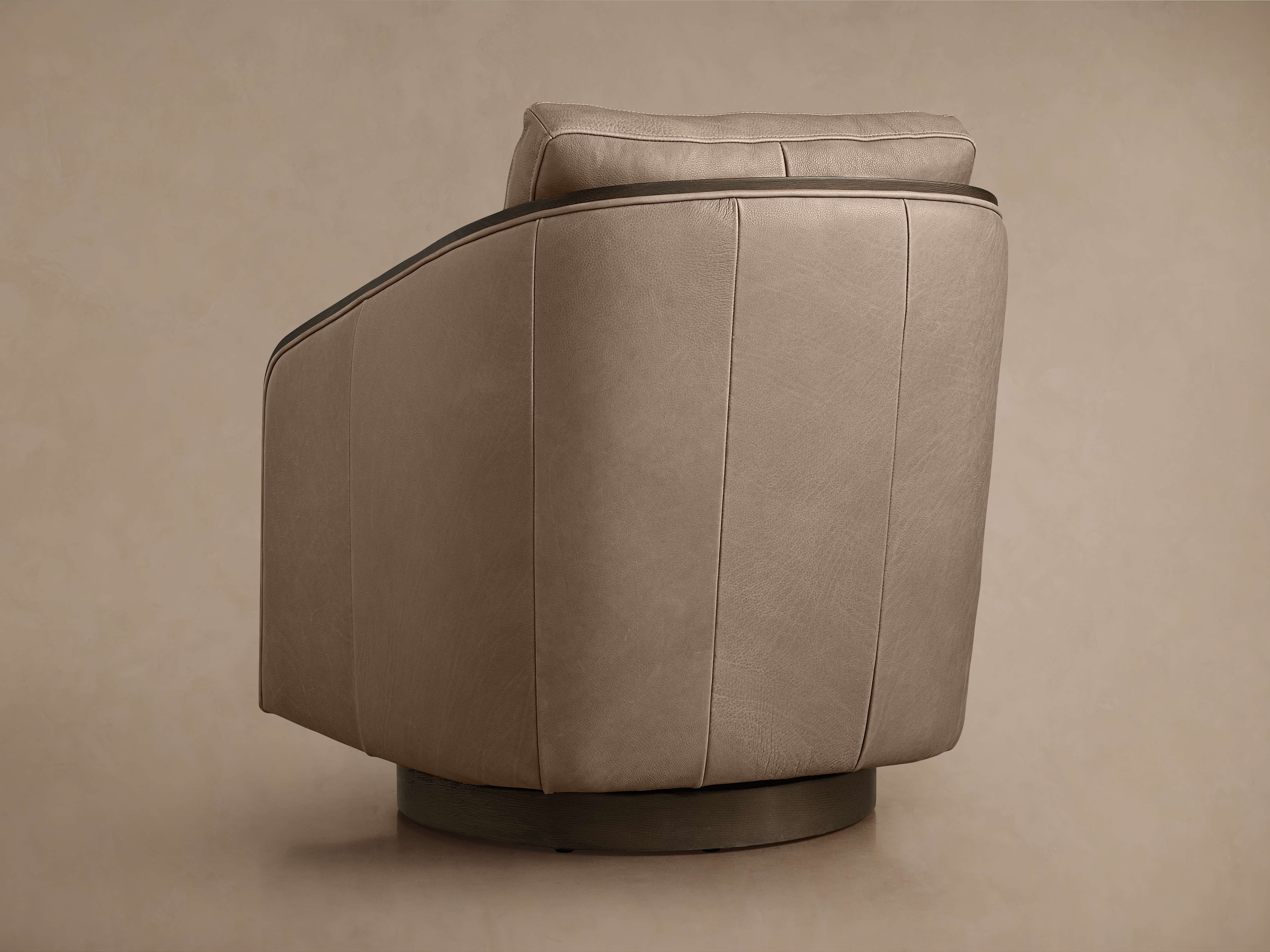 Pomona Leather Swivel Chair