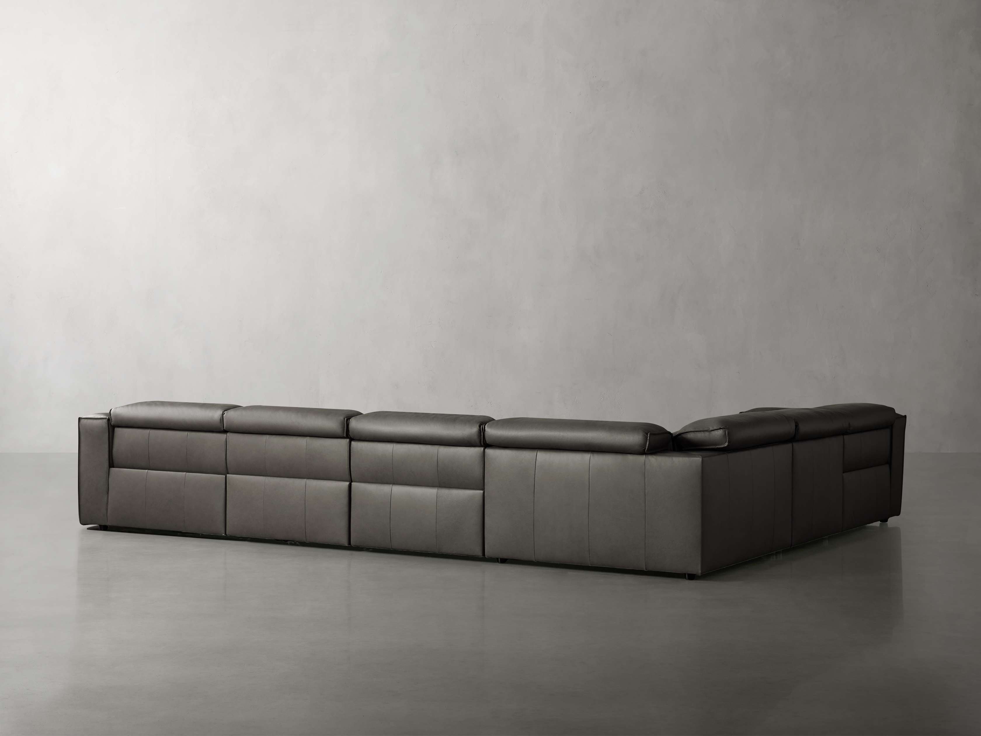 Coburn Leather Six Piece Motion Sectional – Arhaus