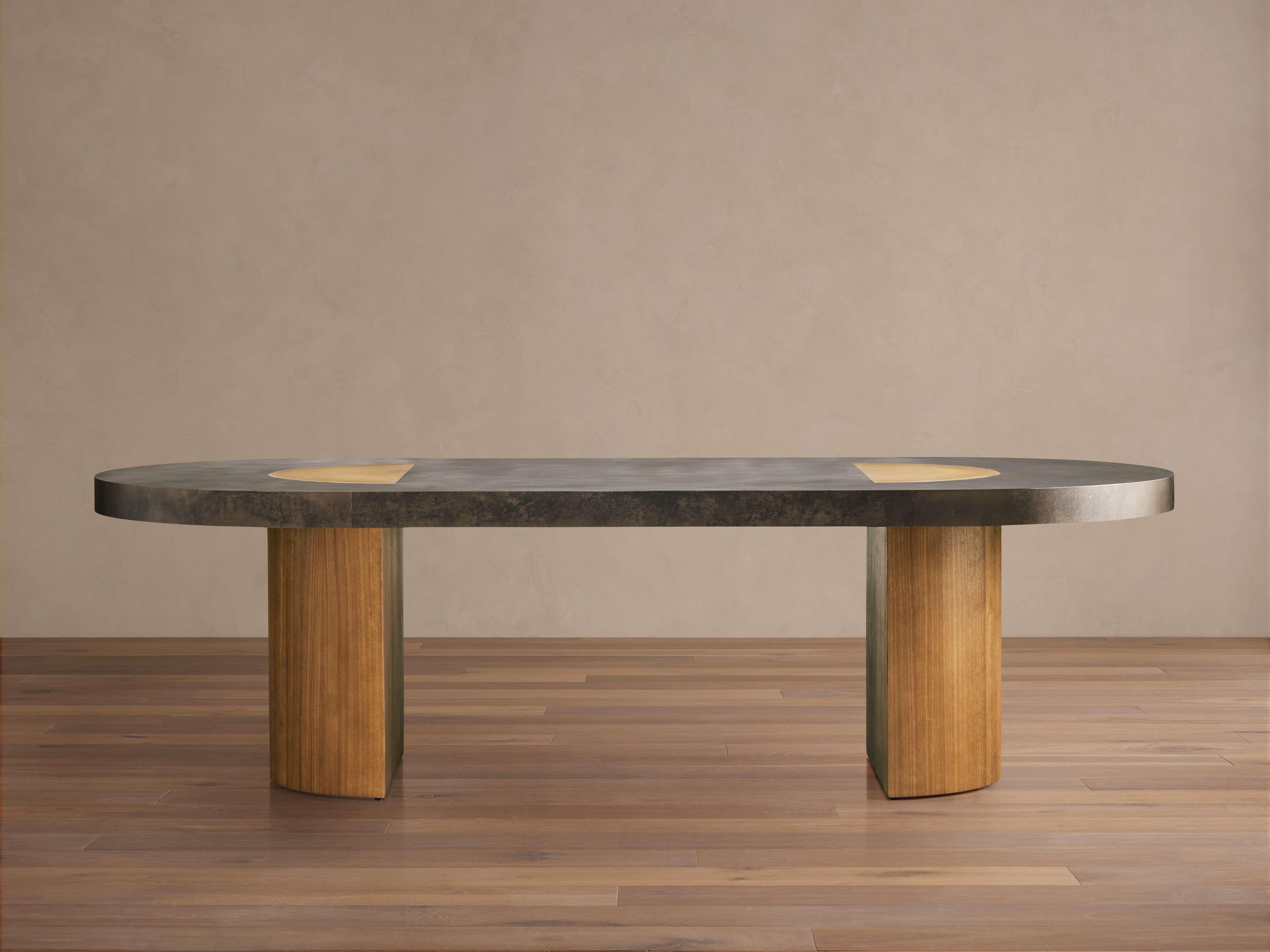 Acacius Round Dining Table - Thumbnail 2