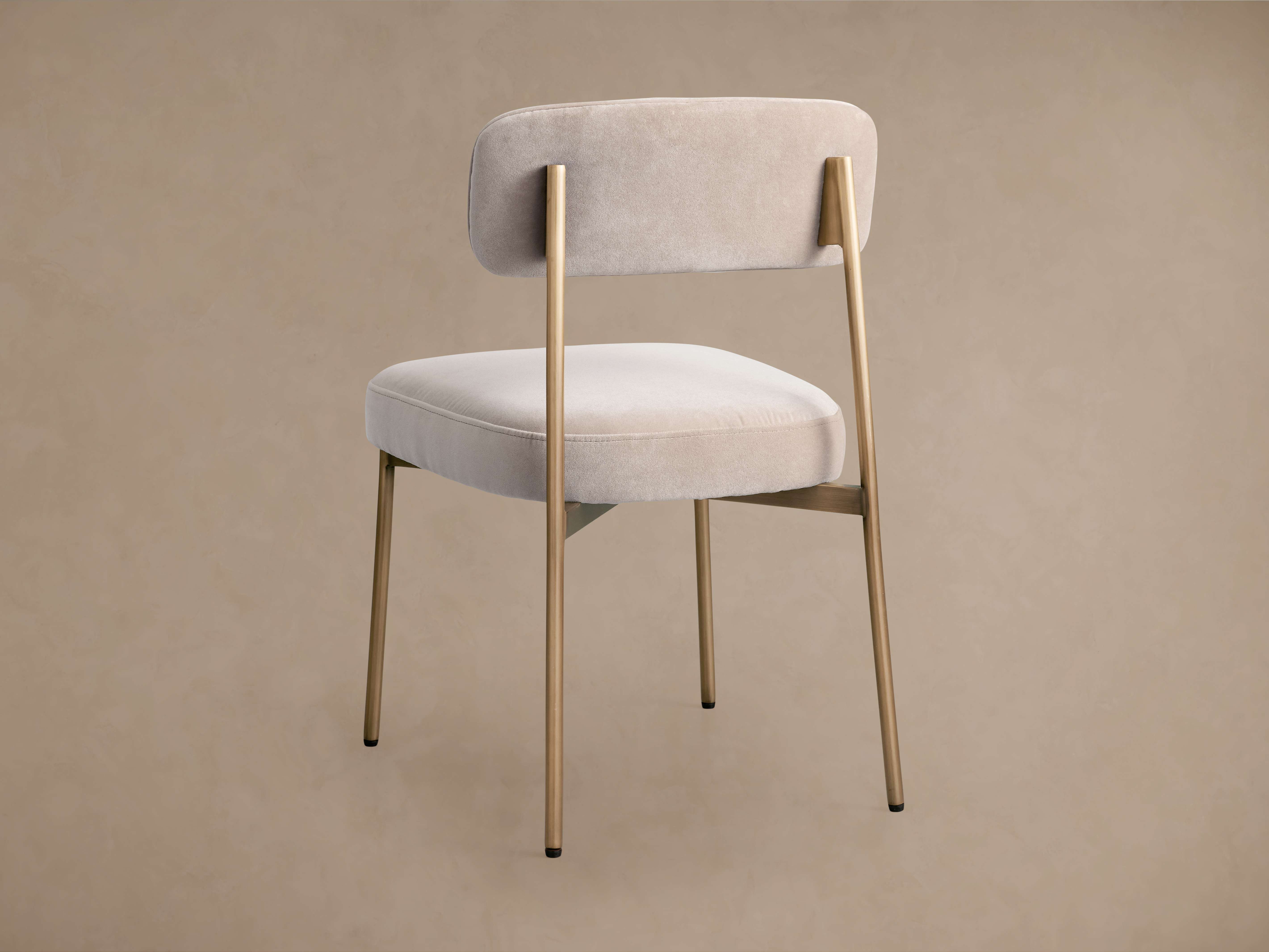 Billie Dining Side Chair in Antique Bronze - Thumbnail 4