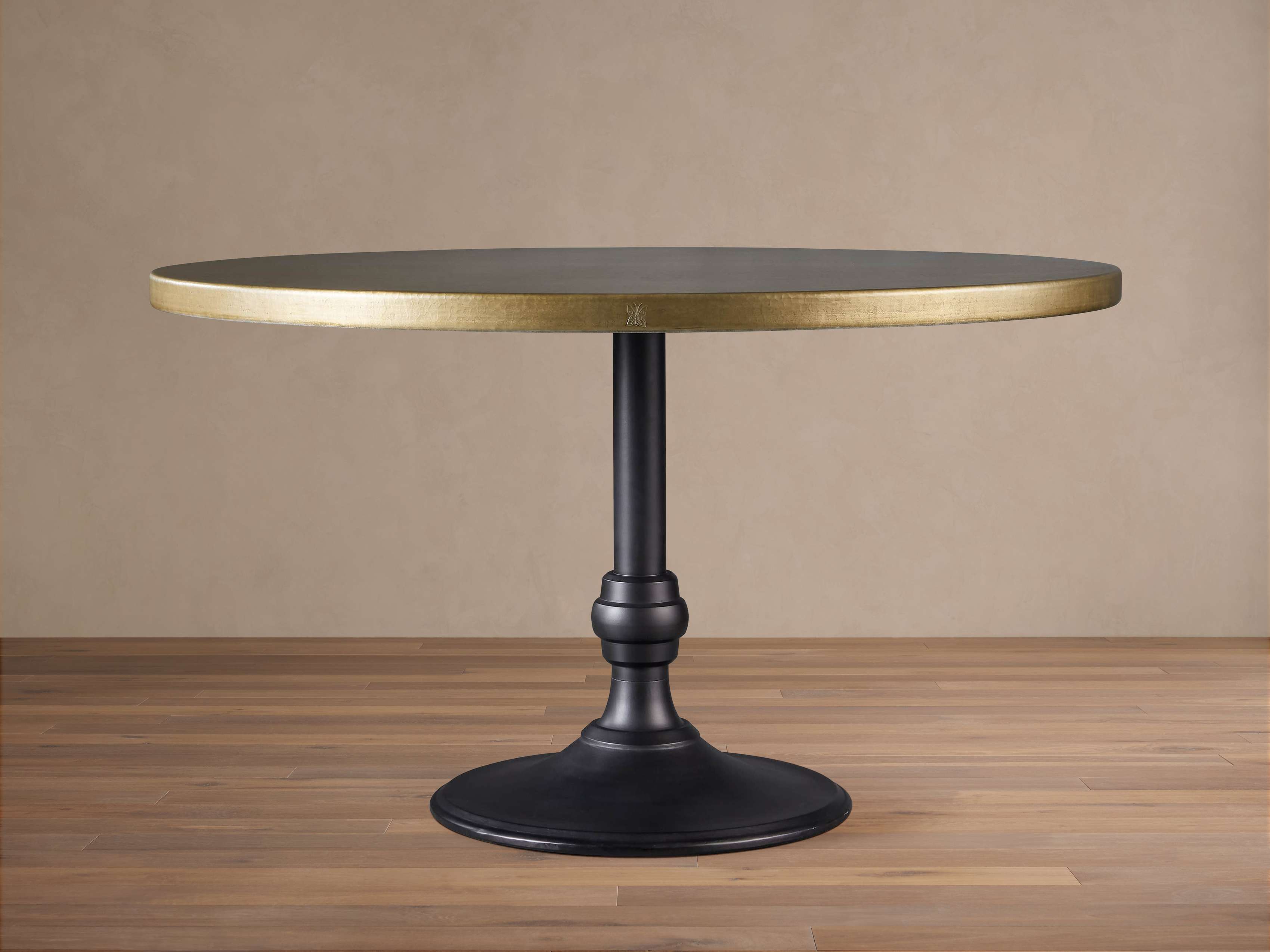 Recycled Metal Bistro Table with Wade Base