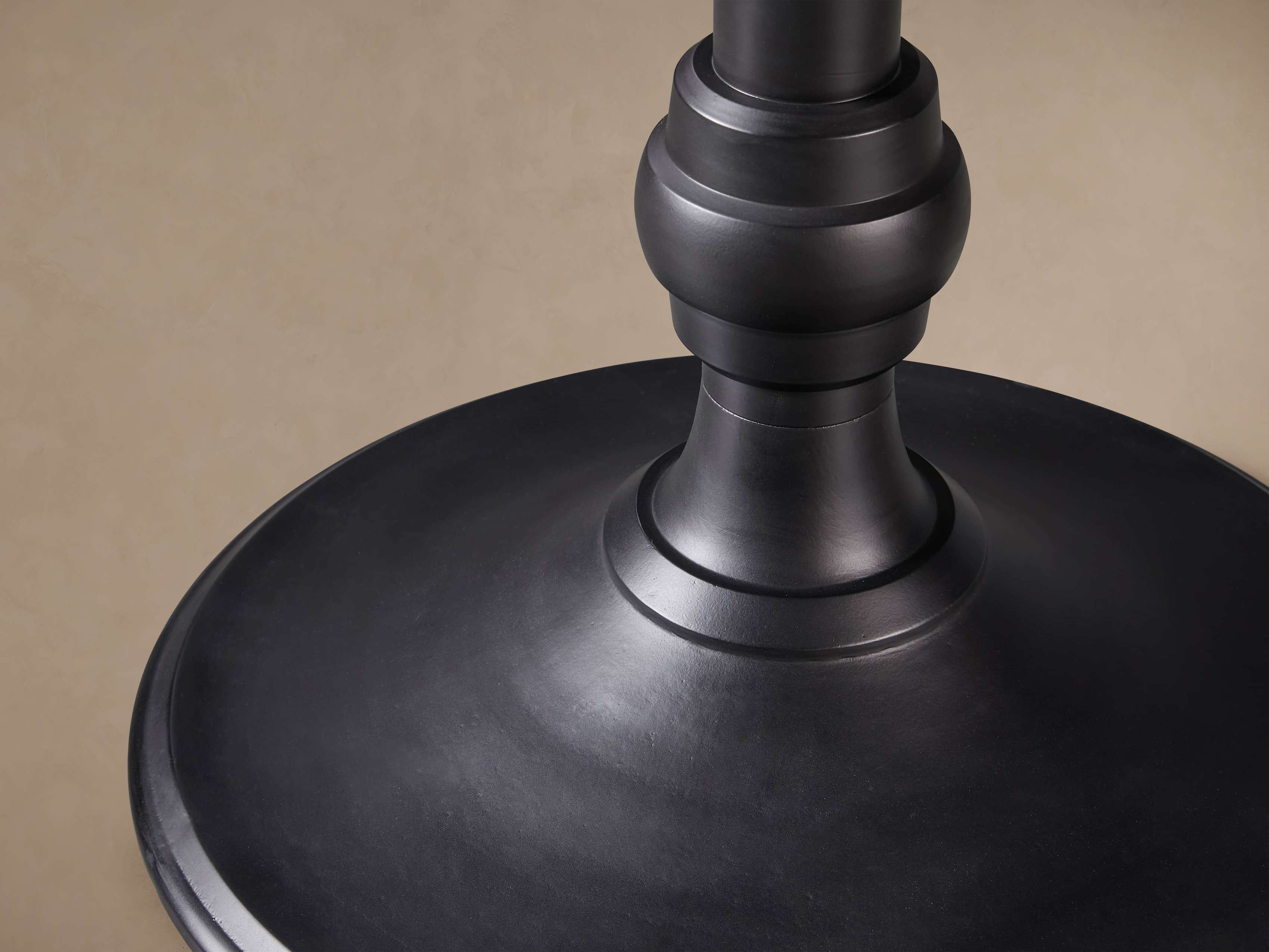 Recycled Metal Bistro Table with Wade Base