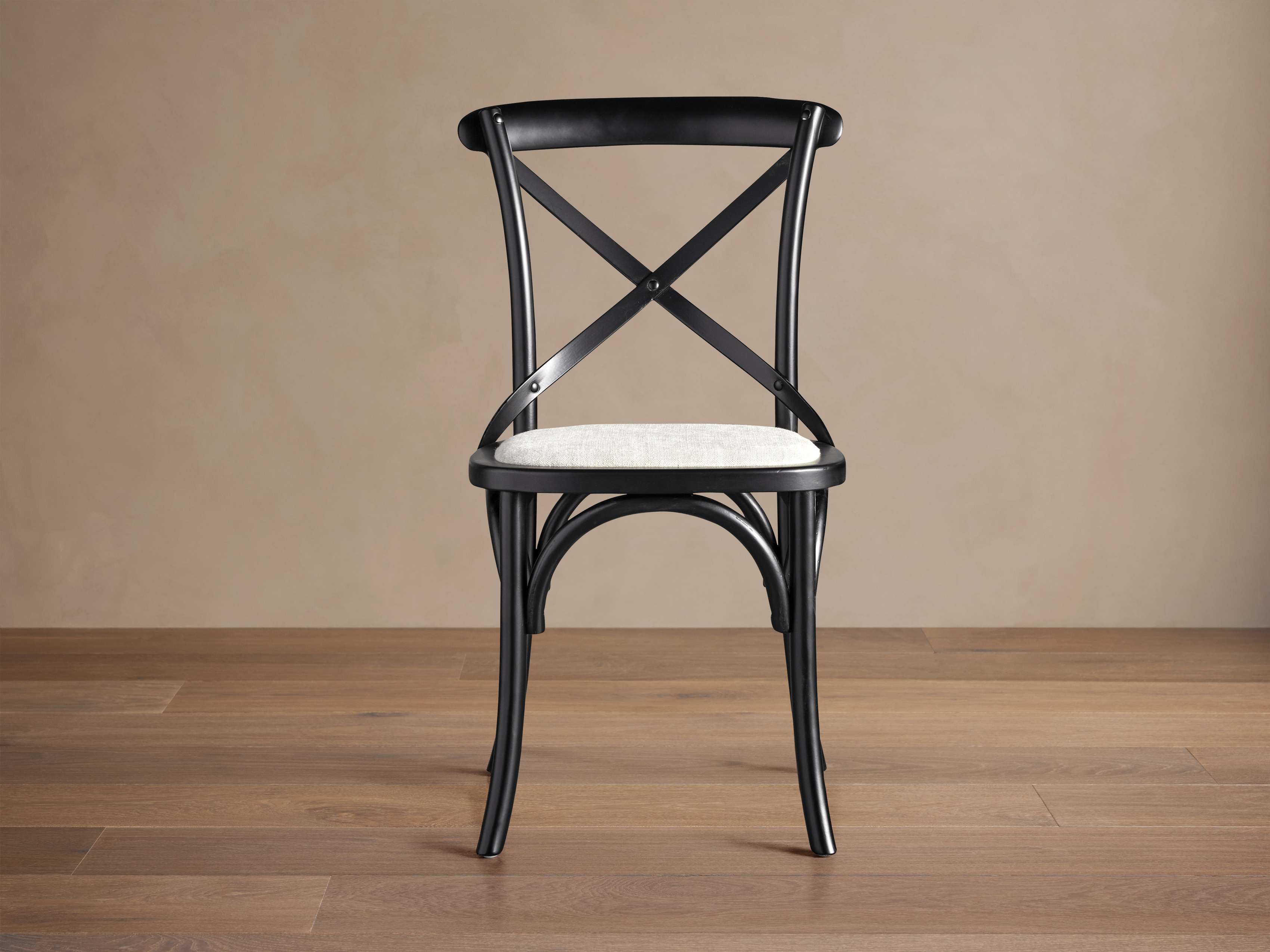 Cadence Dining Chair with Linen Natural Seat