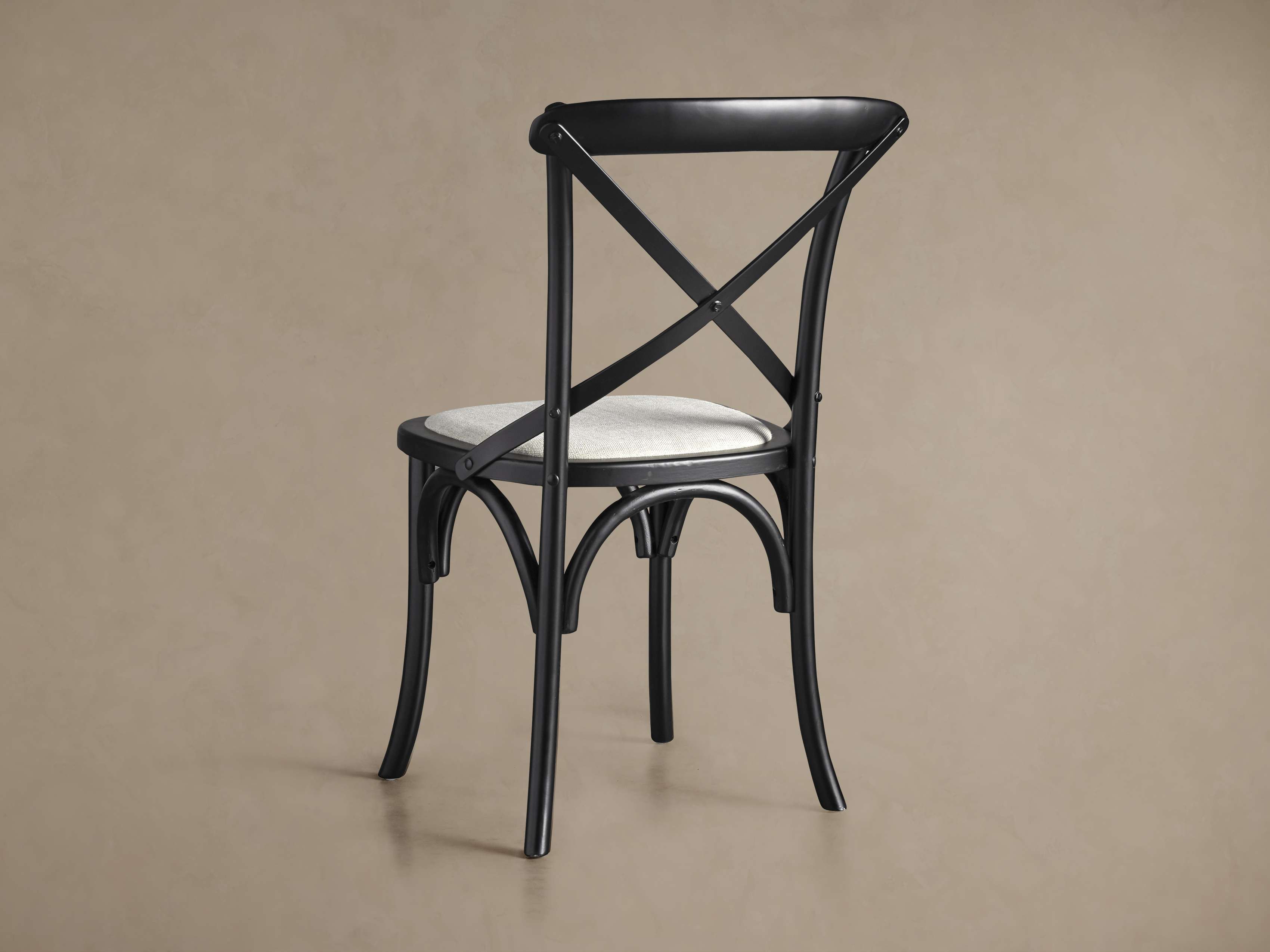 Cadence Dining Chair with Linen Natural Seat