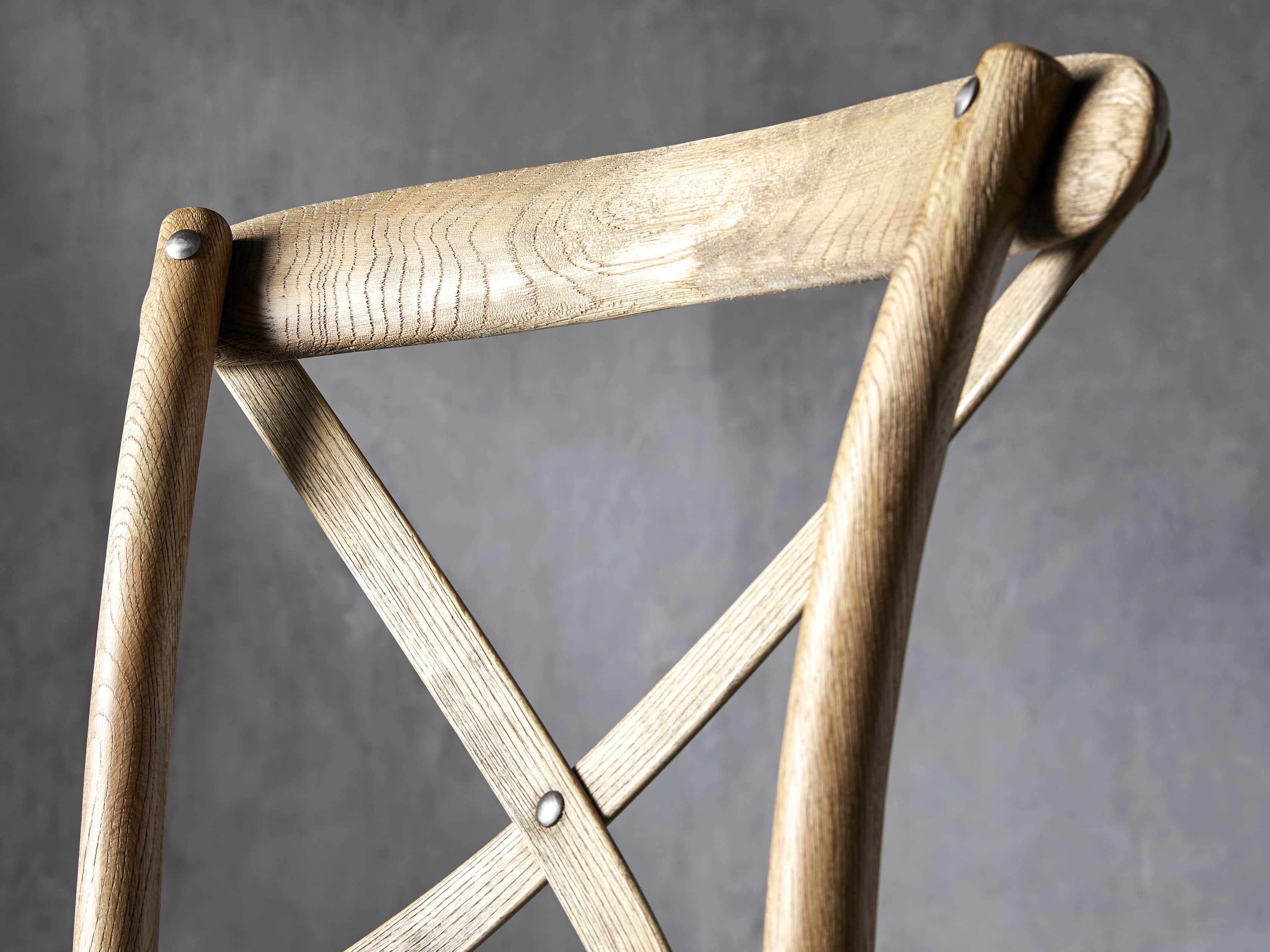 Cadence Stool with Linen Natural Seat