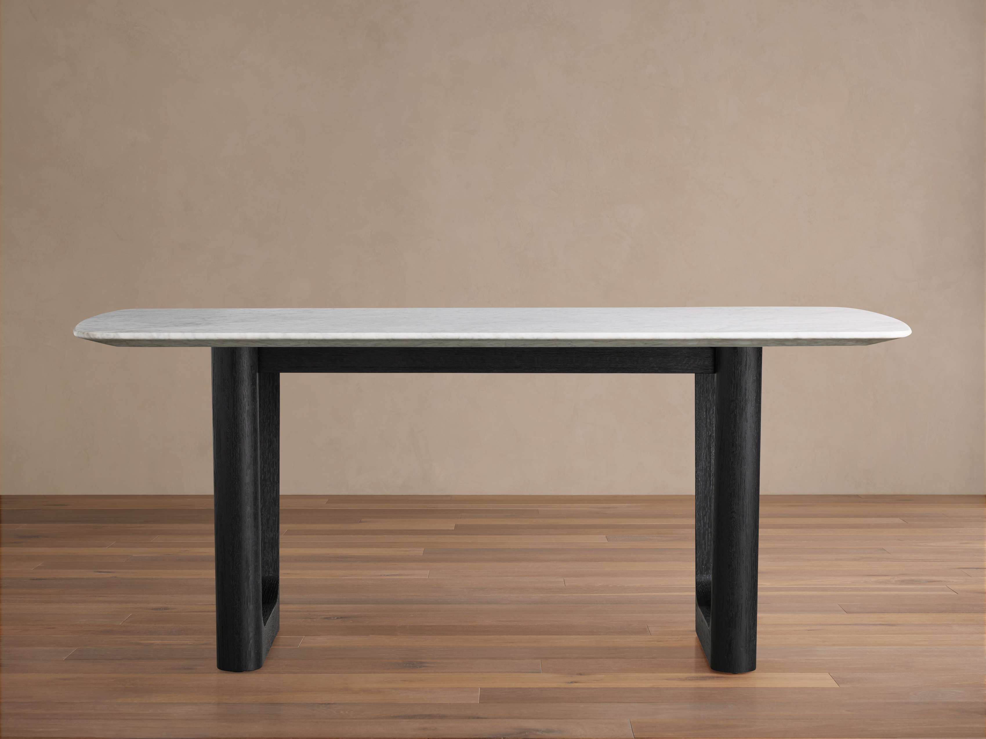 Saint Germain Stone Dining Table with Rennes Base