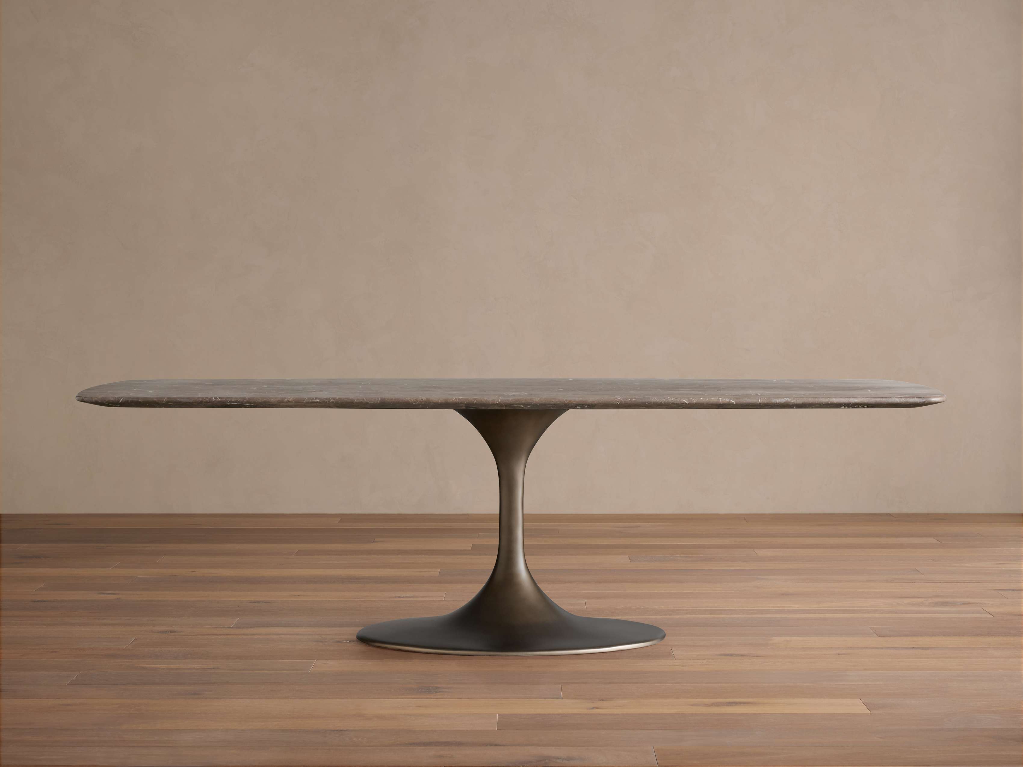 Saint Germain Stone Dining Table with Launette Base