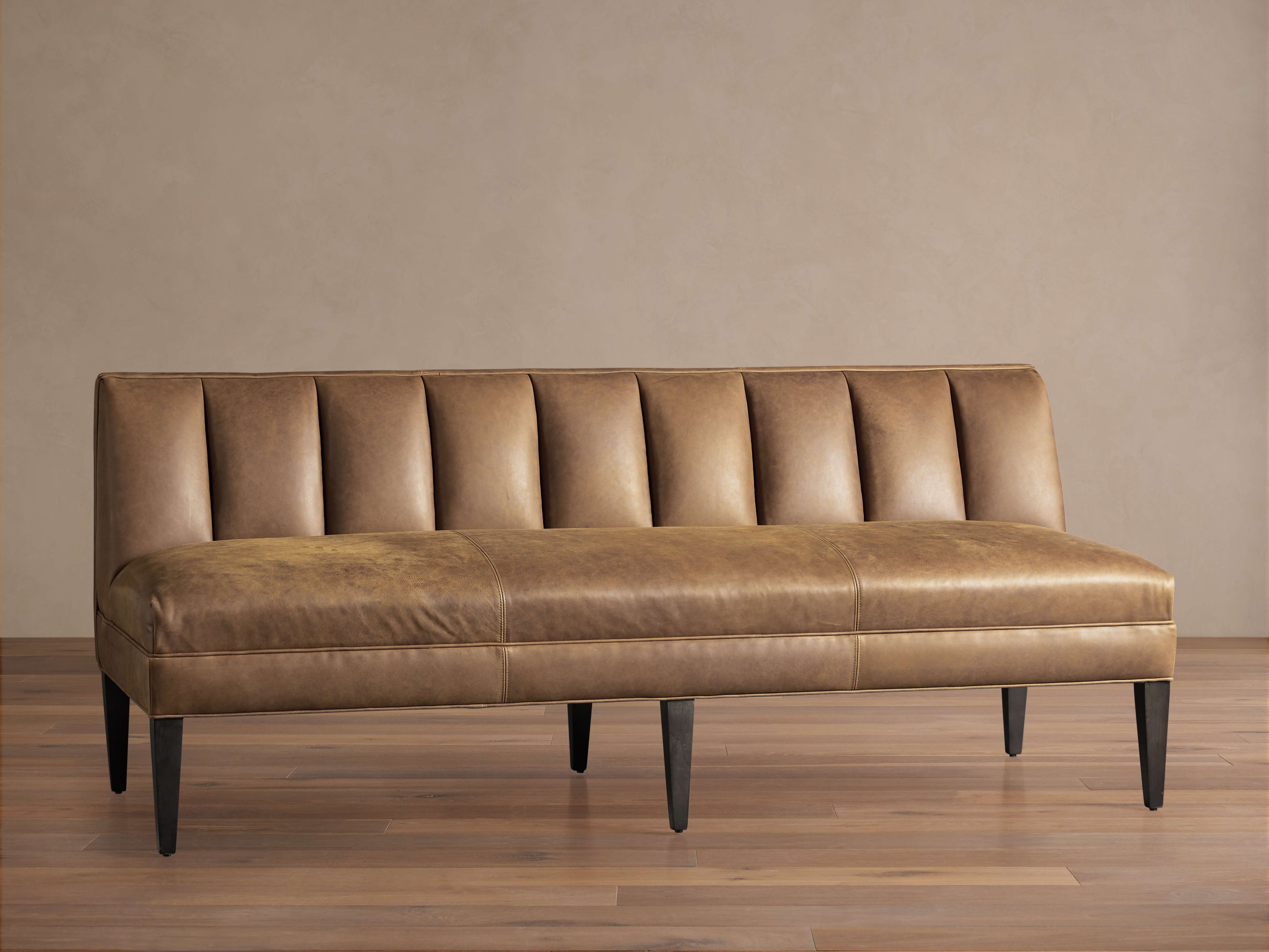 Gates Leather Settee