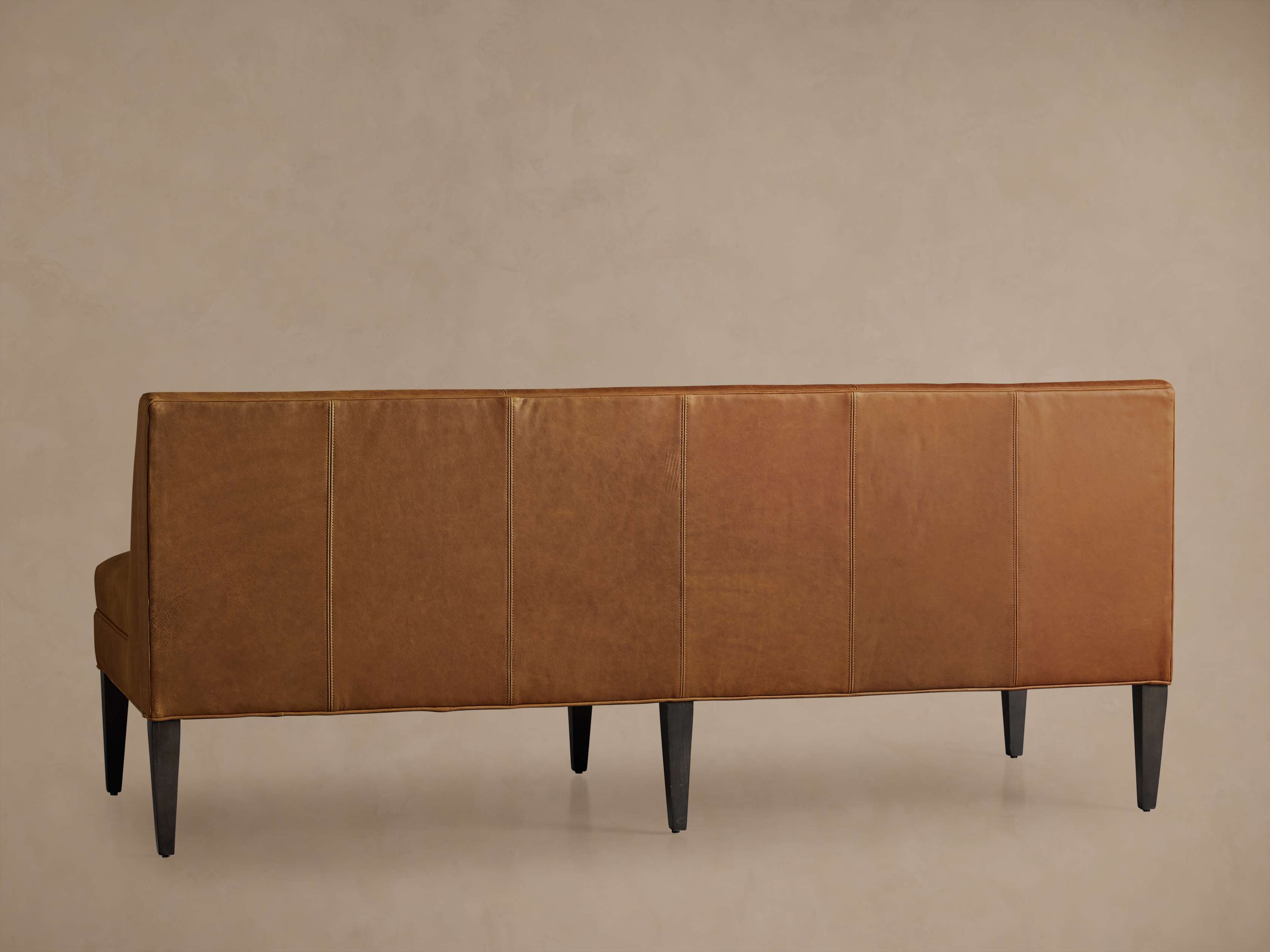 Gates Leather Settee - Thumbnail 4