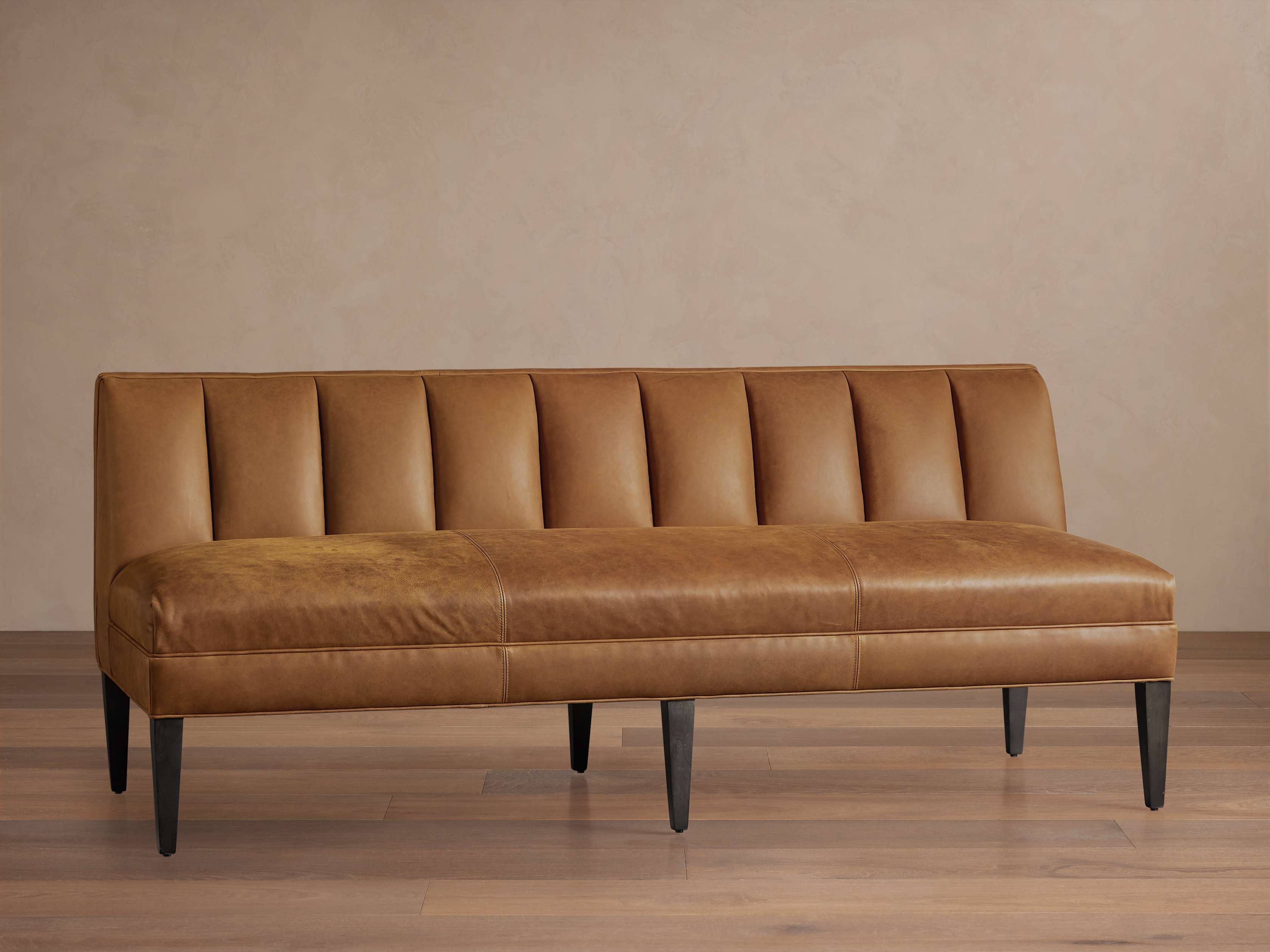 Gates Leather Settee - Thumbnail 2