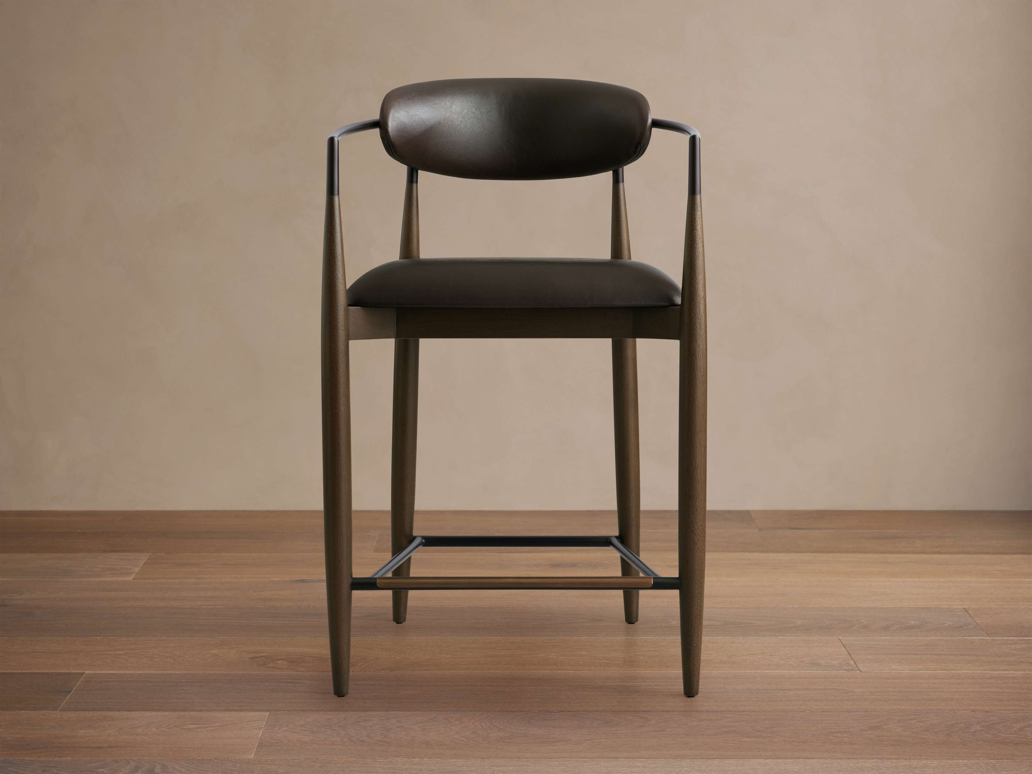 Jagger Faux Leather Stool