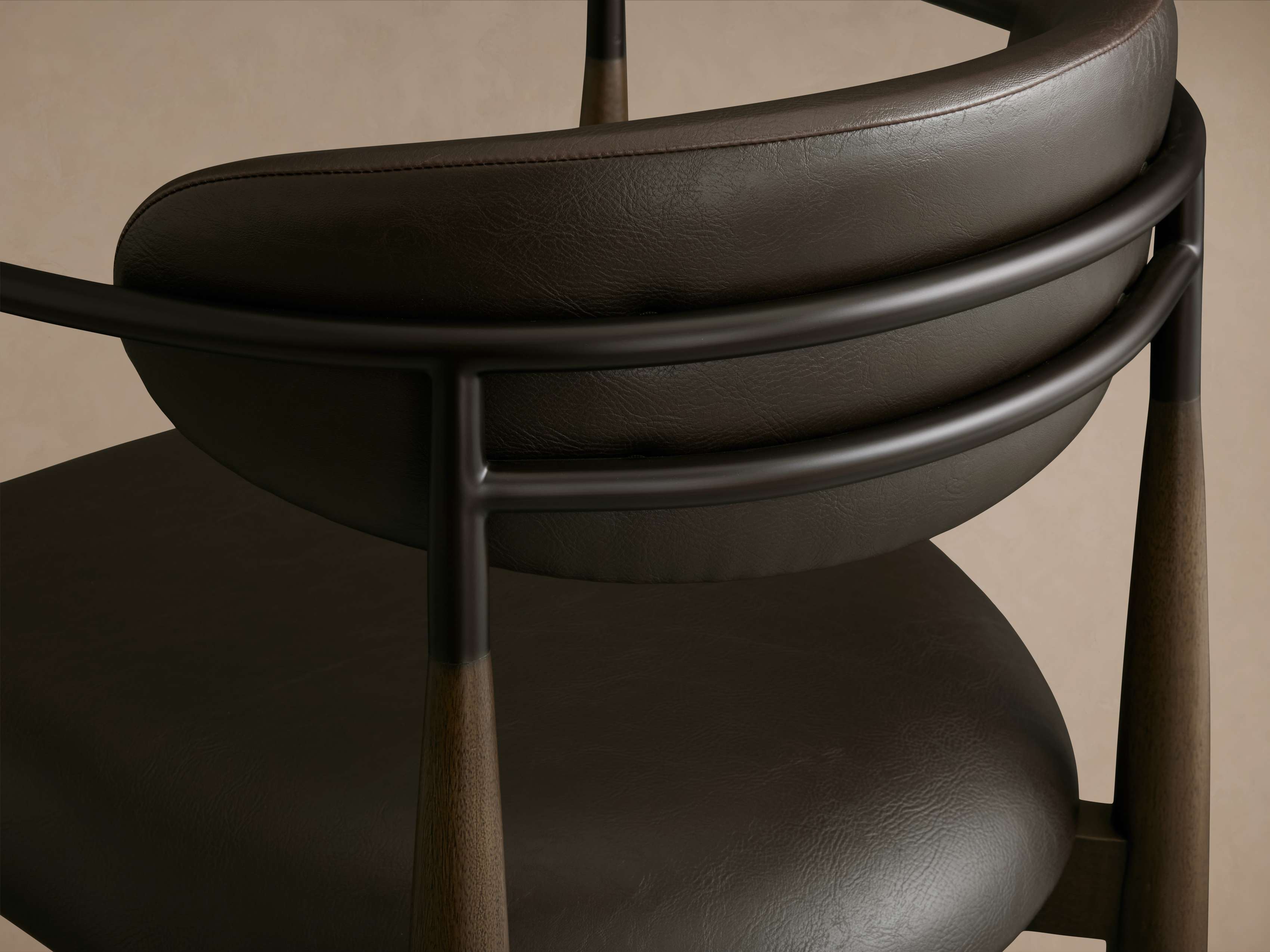 Jagger Faux Leather Stool