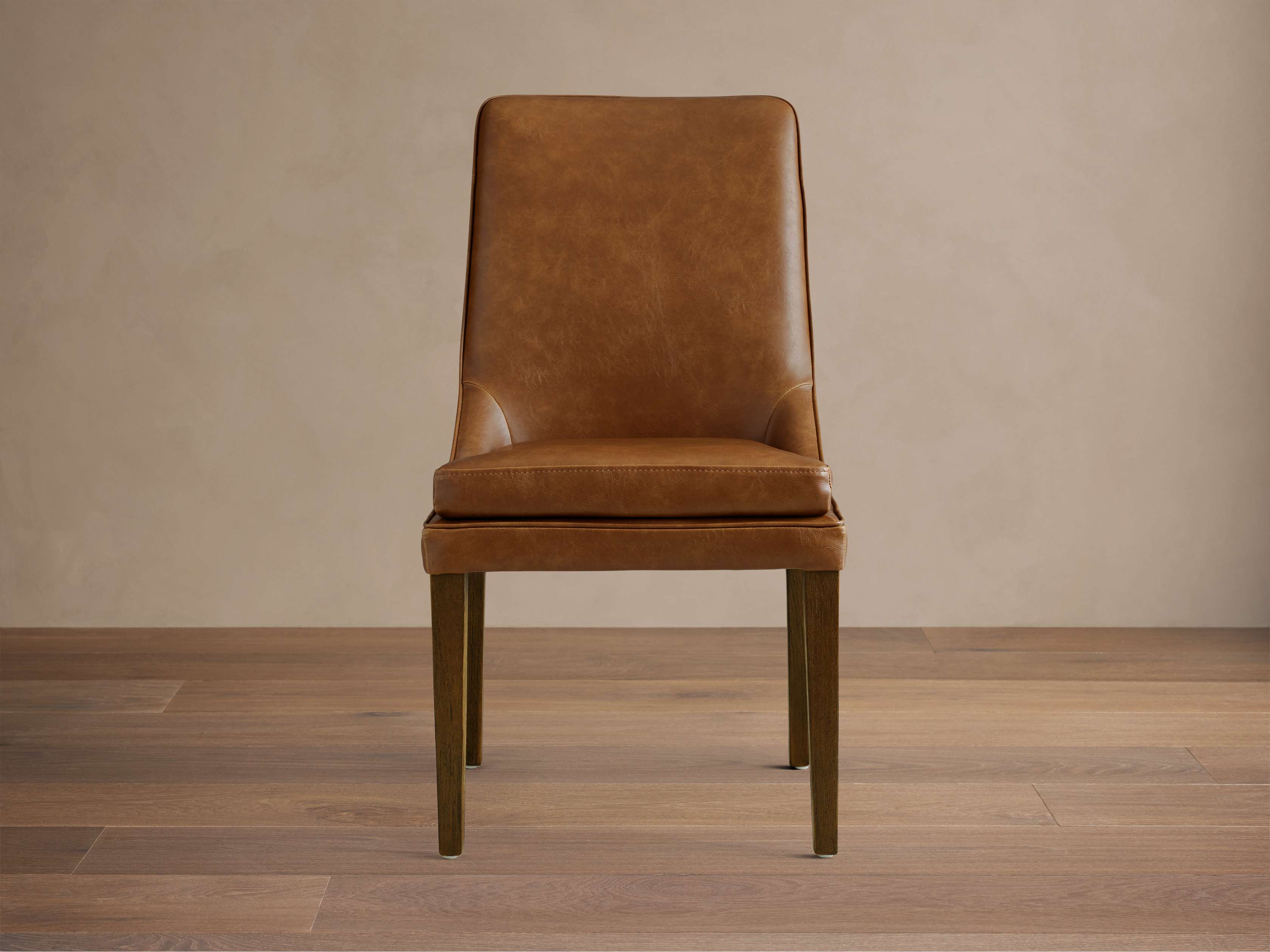 Lunden Faux Leather Dining Side Chair - Thumbnail 2