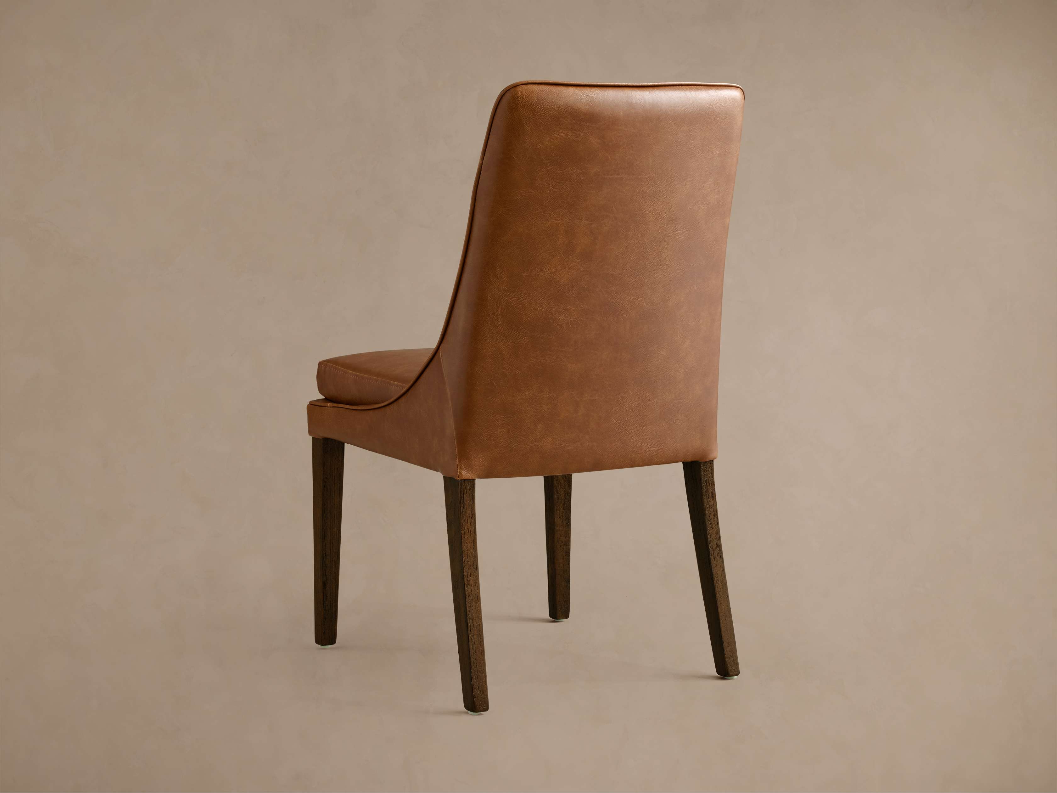 Lunden Faux Leather Dining Side Chair - Thumbnail 3