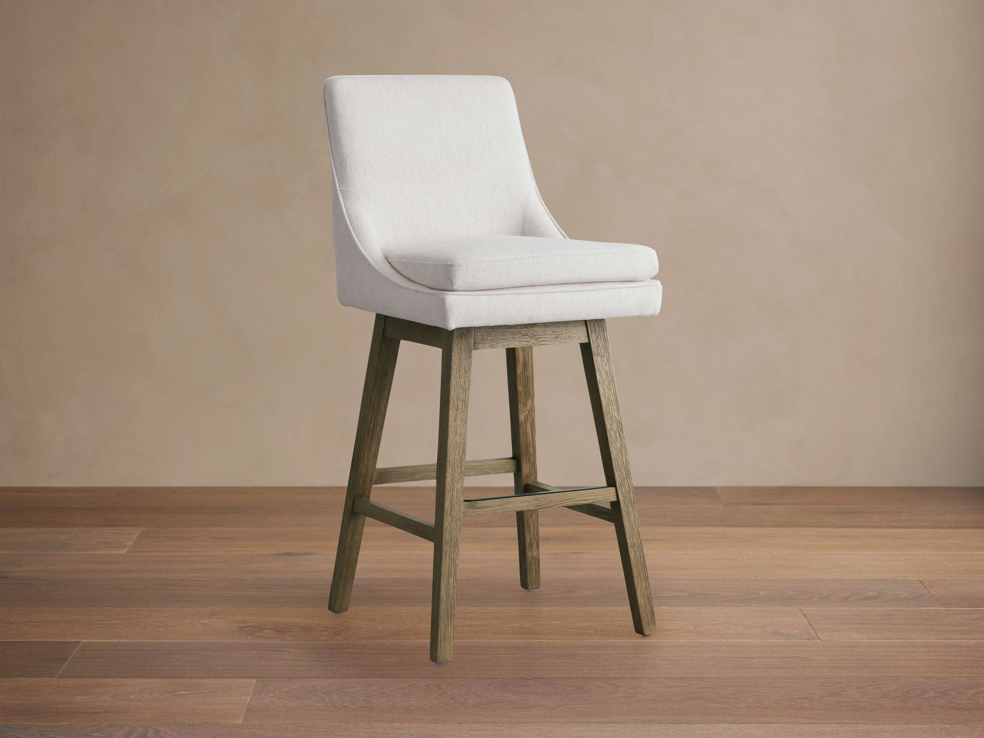 Lunden Swivel Stool in Fawn