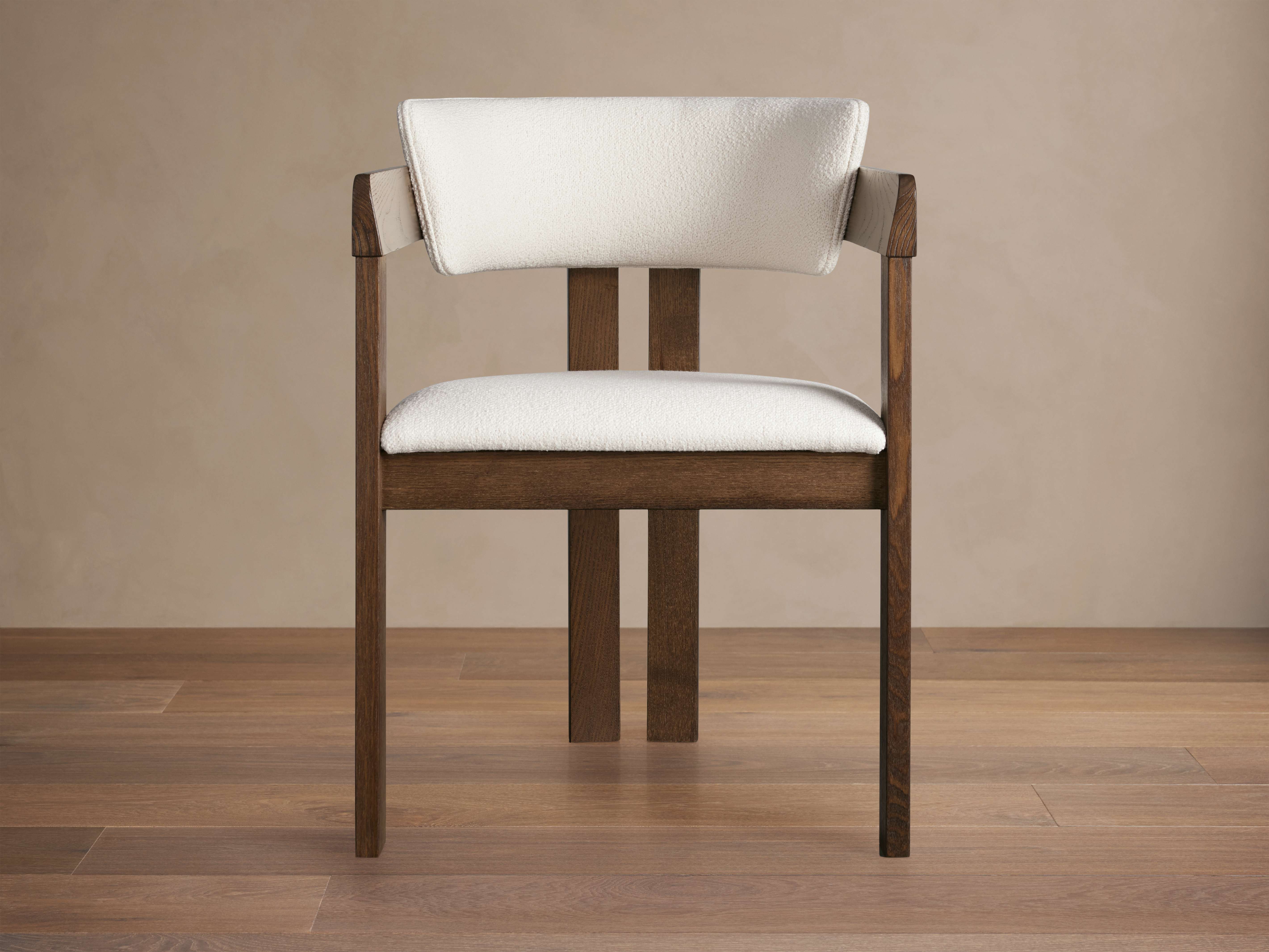 Rodin Dining Arm Chair in Vesuvio Black