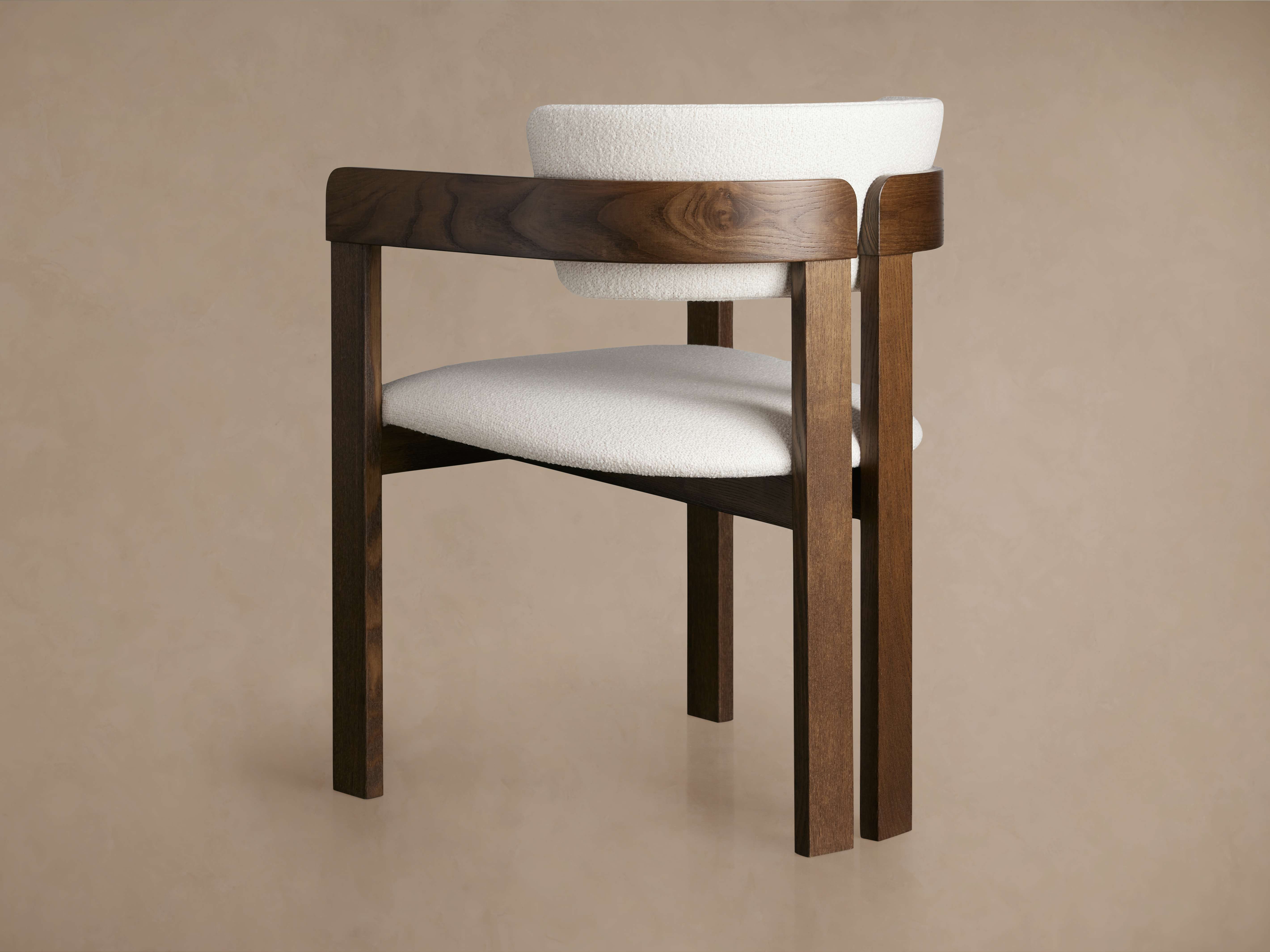 Rodin Dining Arm Chair in Vesuvio Black