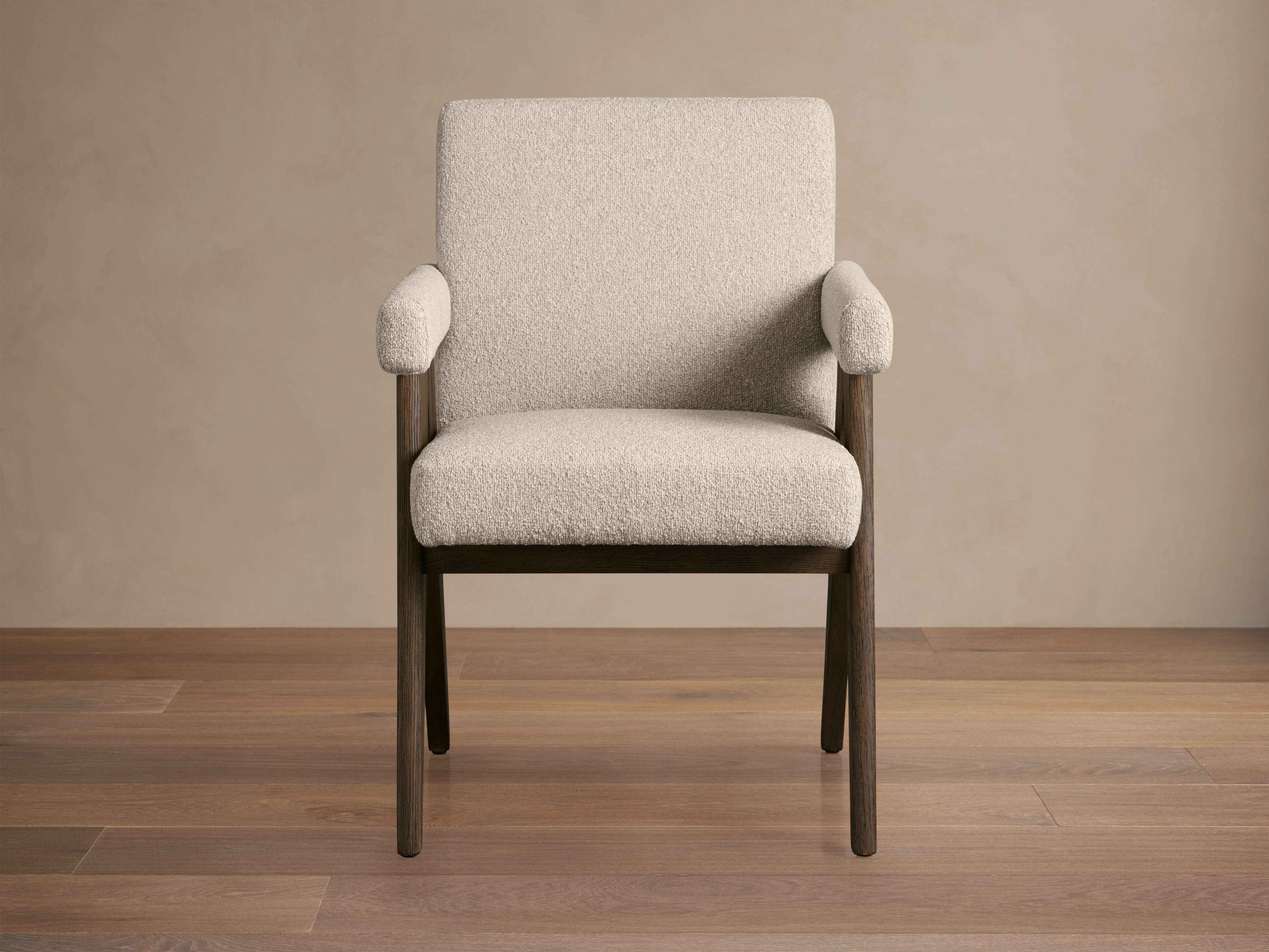 Stanley Dining Arm Chair in Mocha