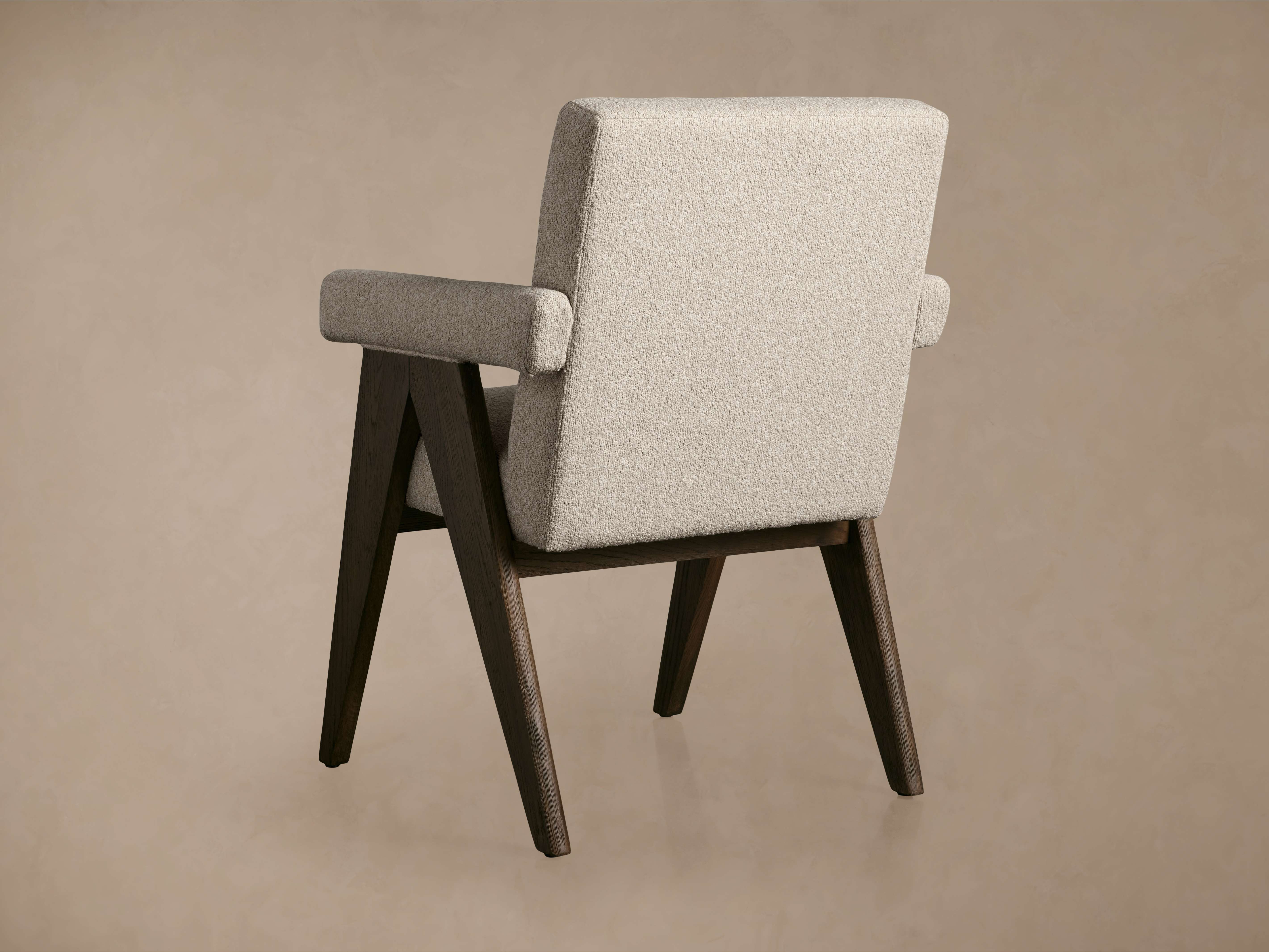 Stanley Dining Arm Chair in Mocha