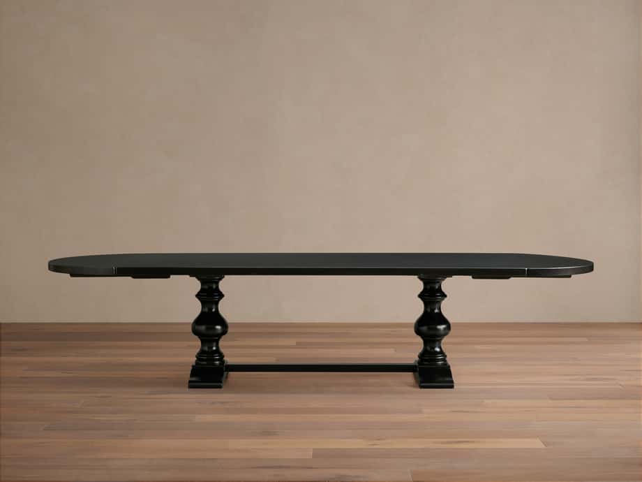 Tuscany Oval Extension Dining Table in Midnight