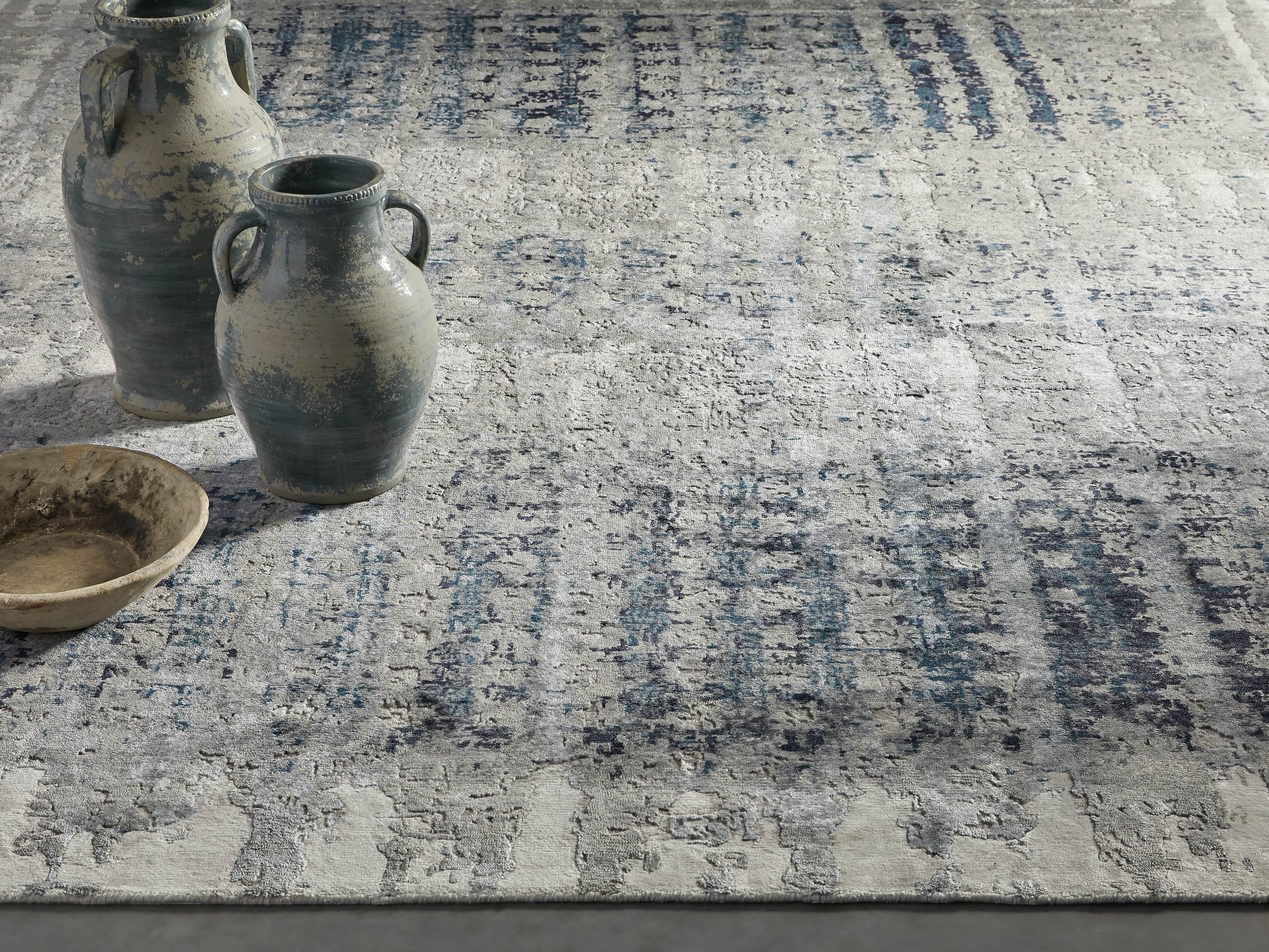 Grafton Hand-Knotted Rug in Indigo