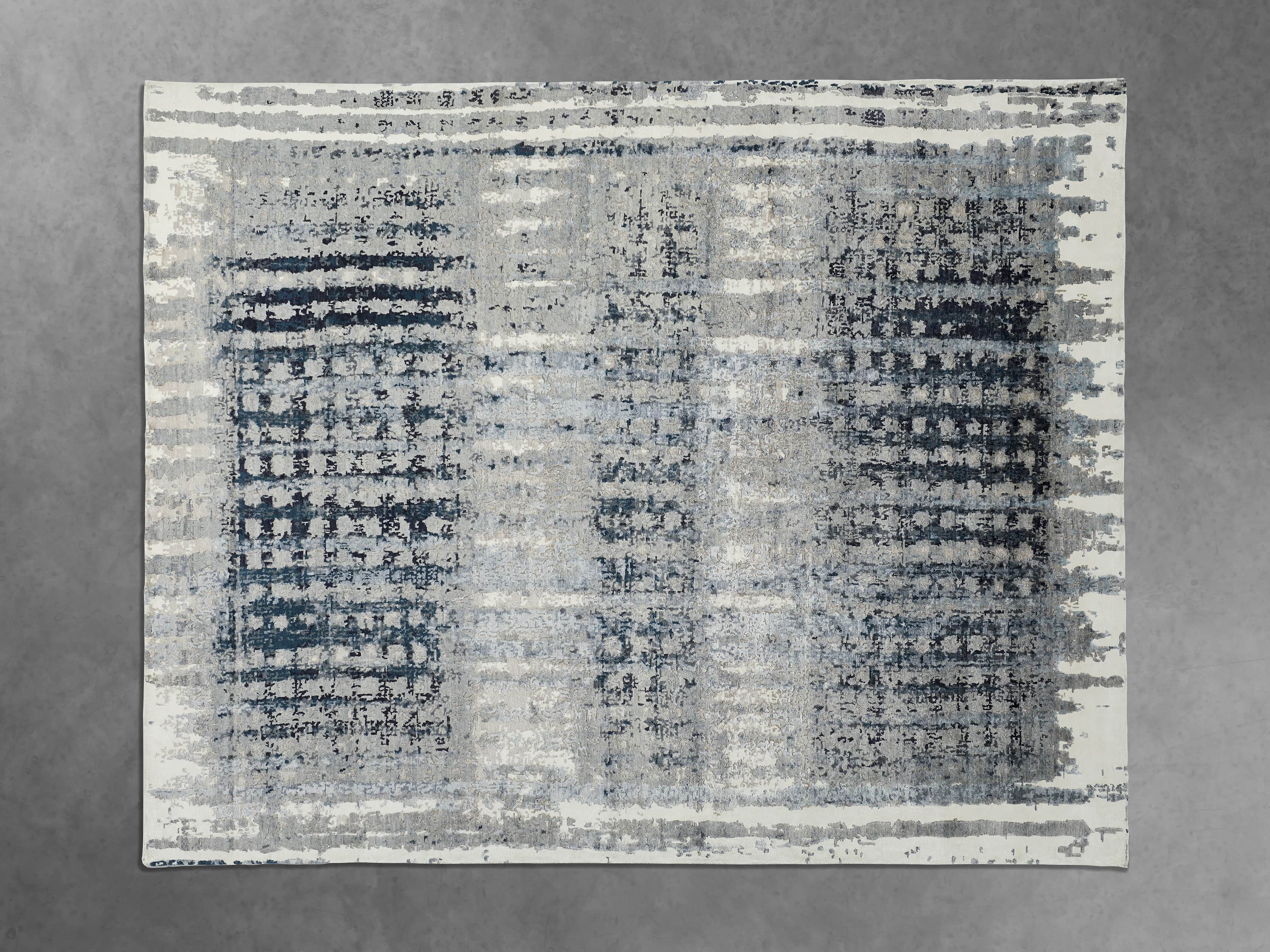 Grafton Hand-Knotted Rug in Indigo - Thumbnail 5