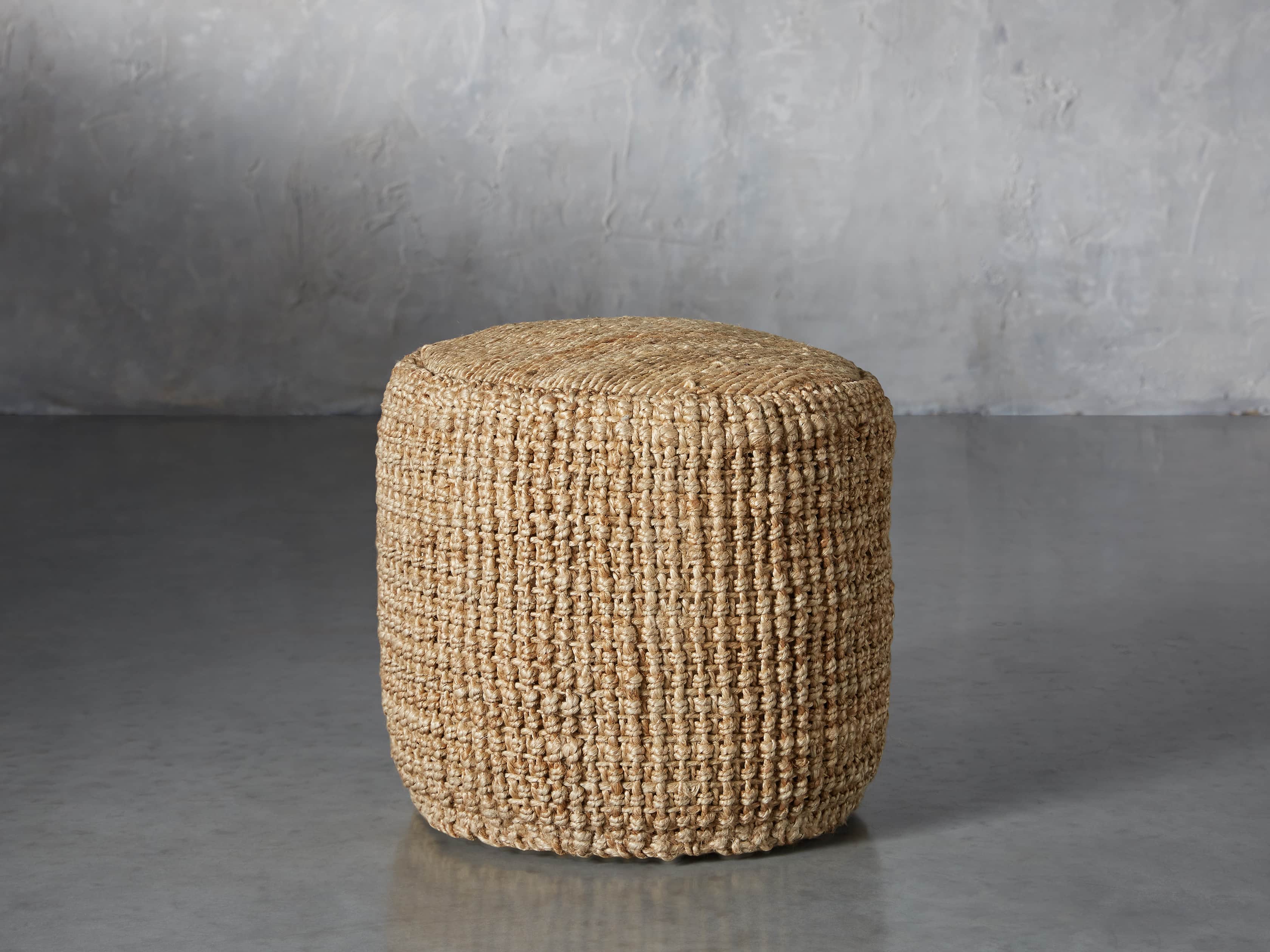 Laos Jute Pouf