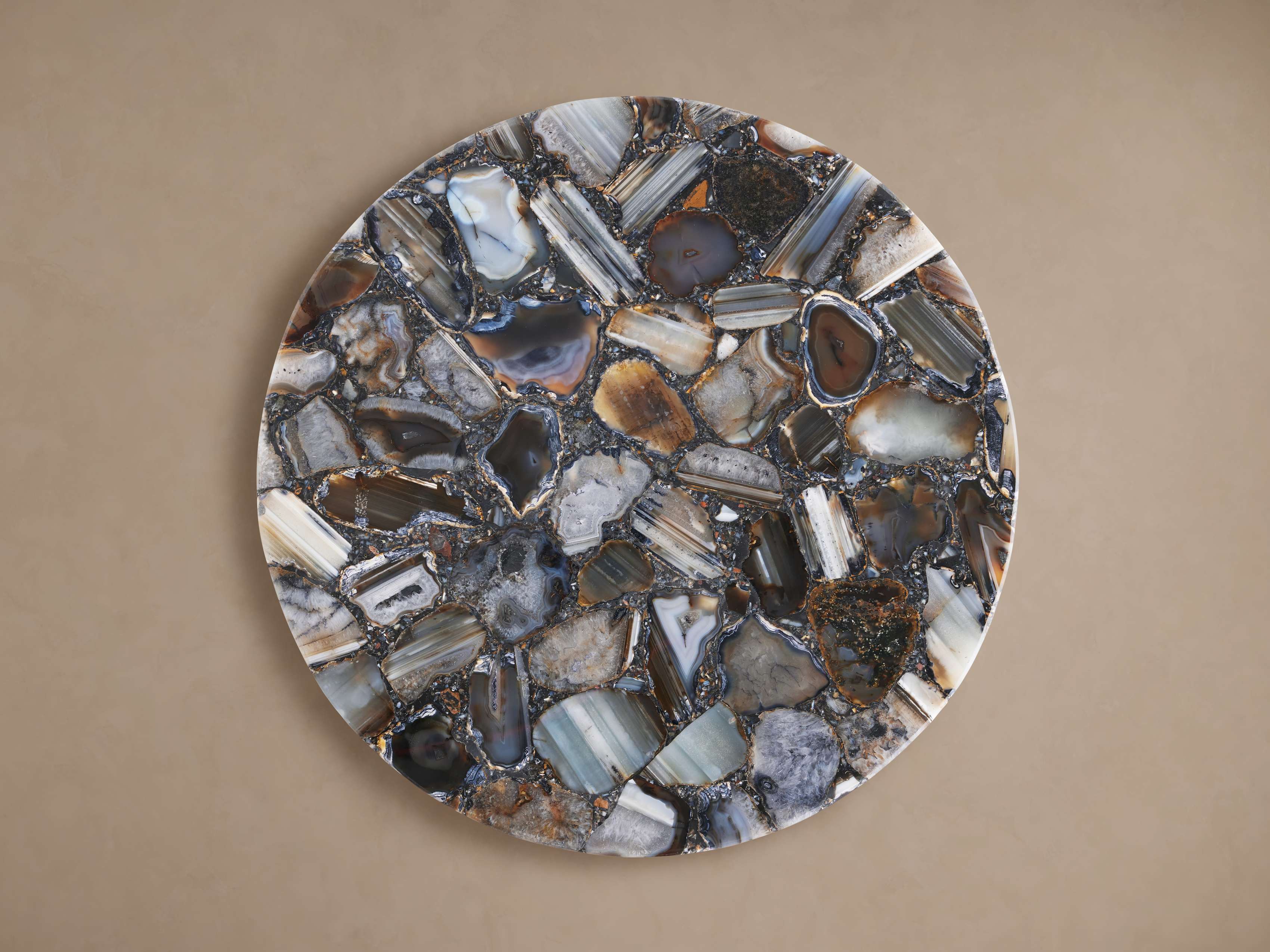 Ludlow Gold Pyrite Martini Table