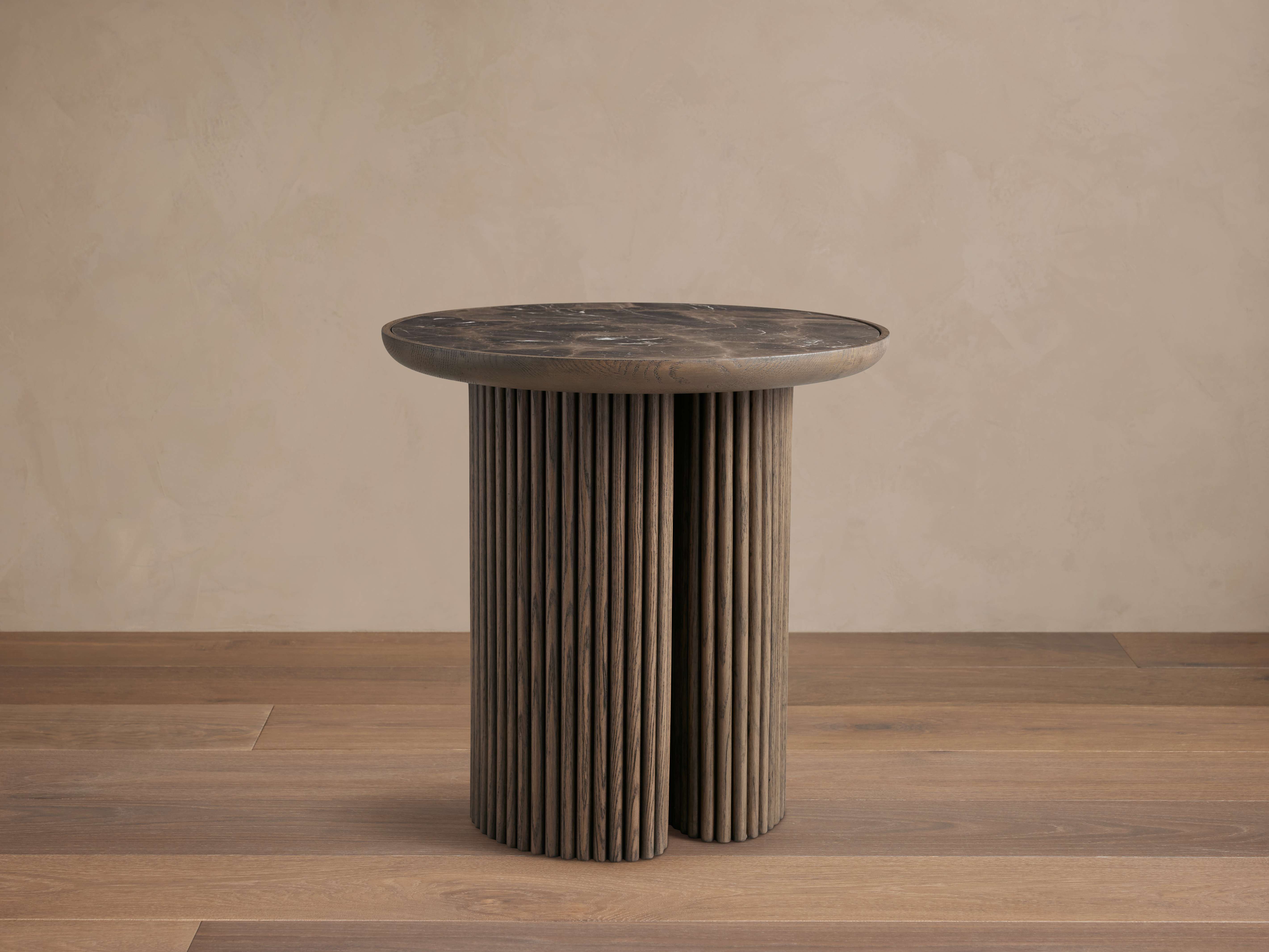 Astor Round End Table - Thumbnail 2