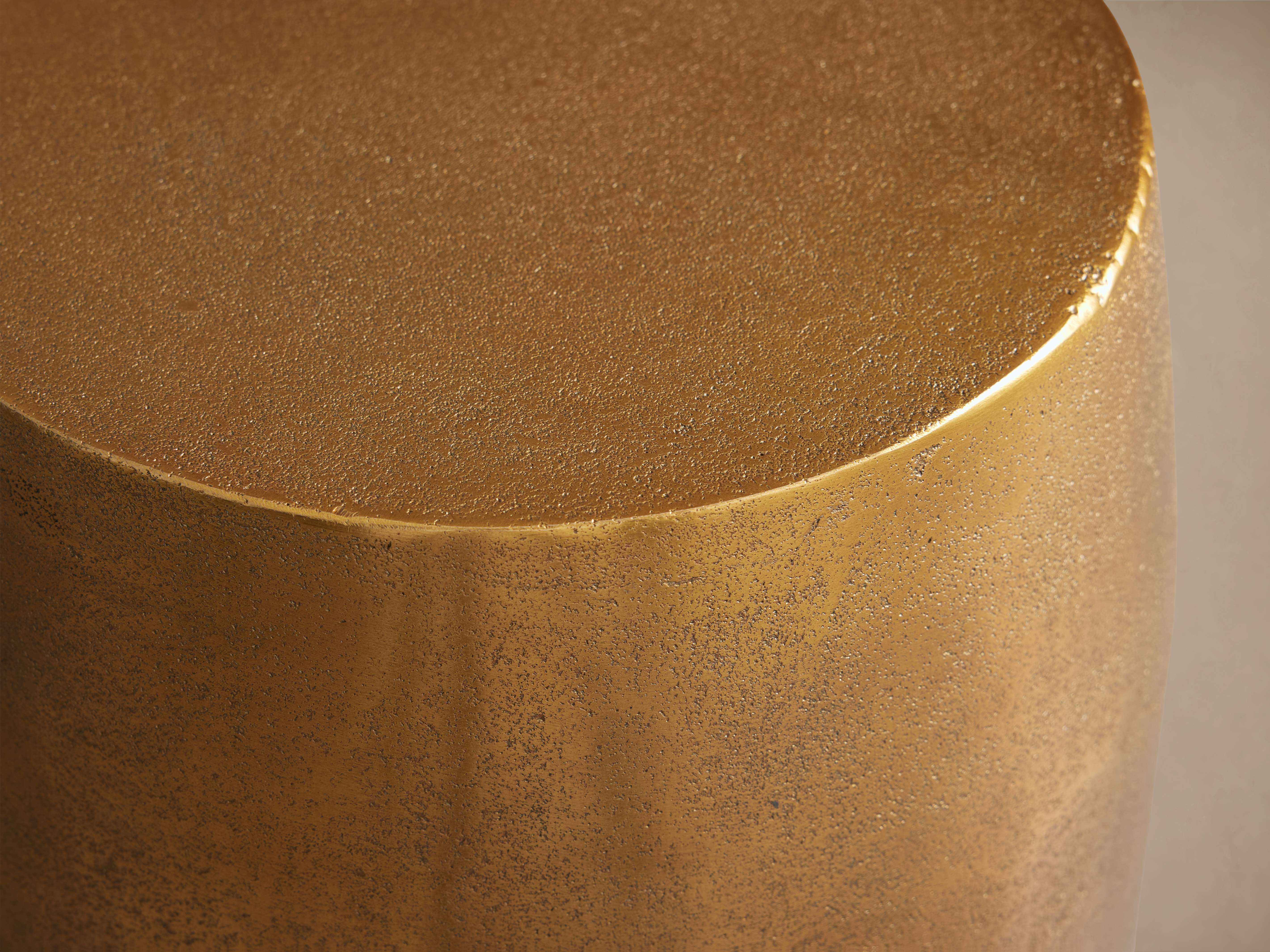 Hammered Drum End Table - Thumbnail 3