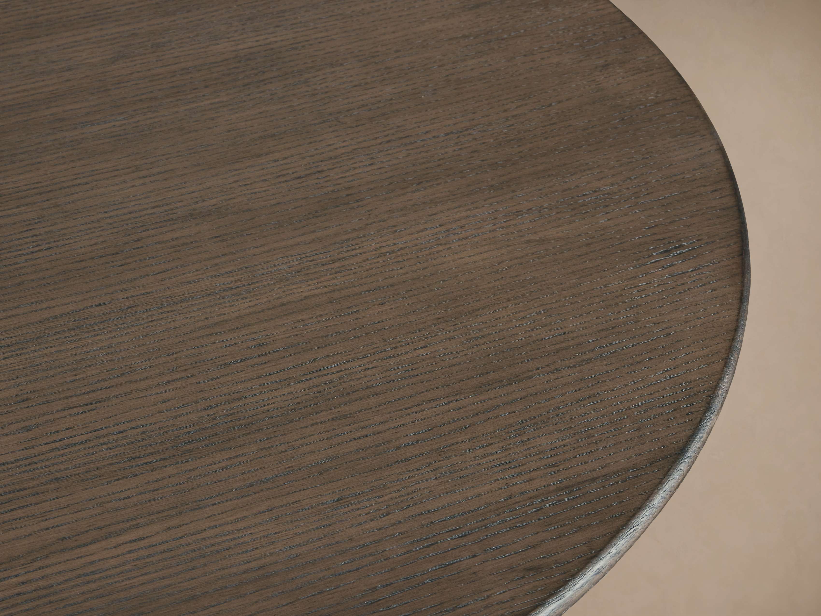 Saint Germain Round Wood Coffee Table with Rennes Base