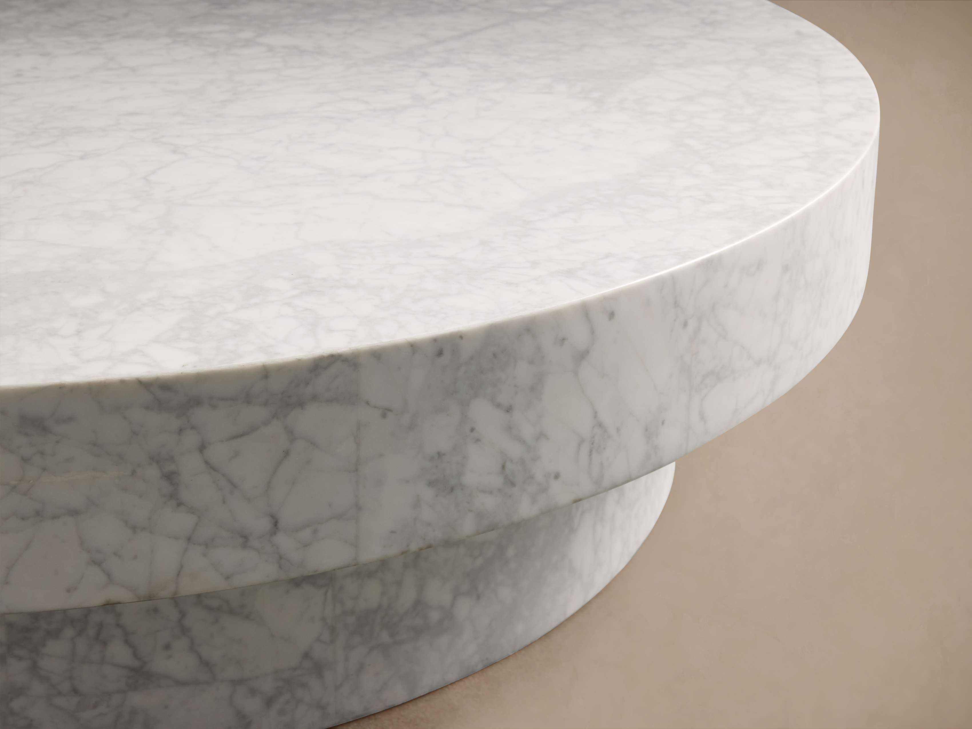 Cinzia Stone Round Coffee Table