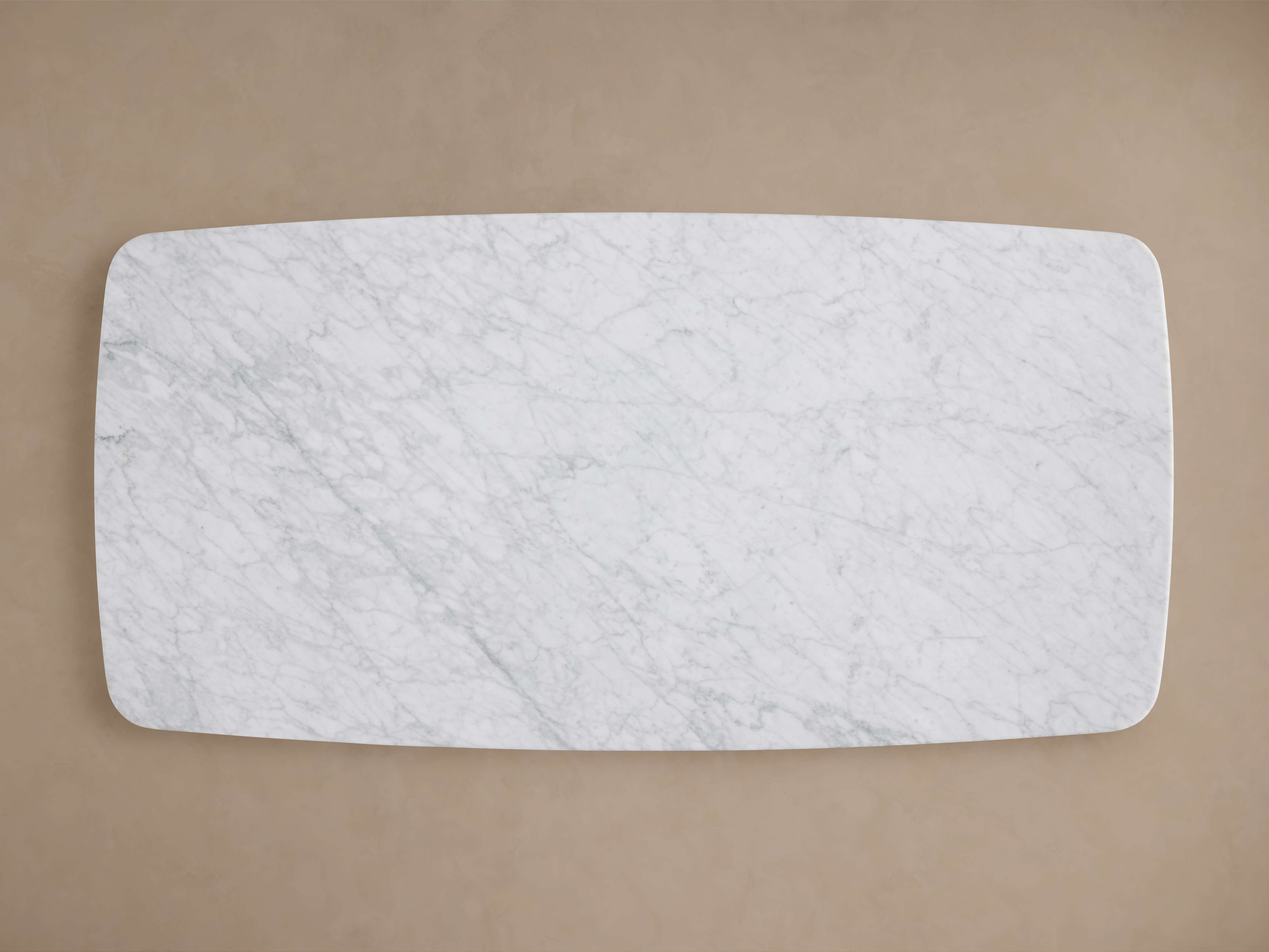 Saint Germain Stone Top Coffee Table with Clement Base