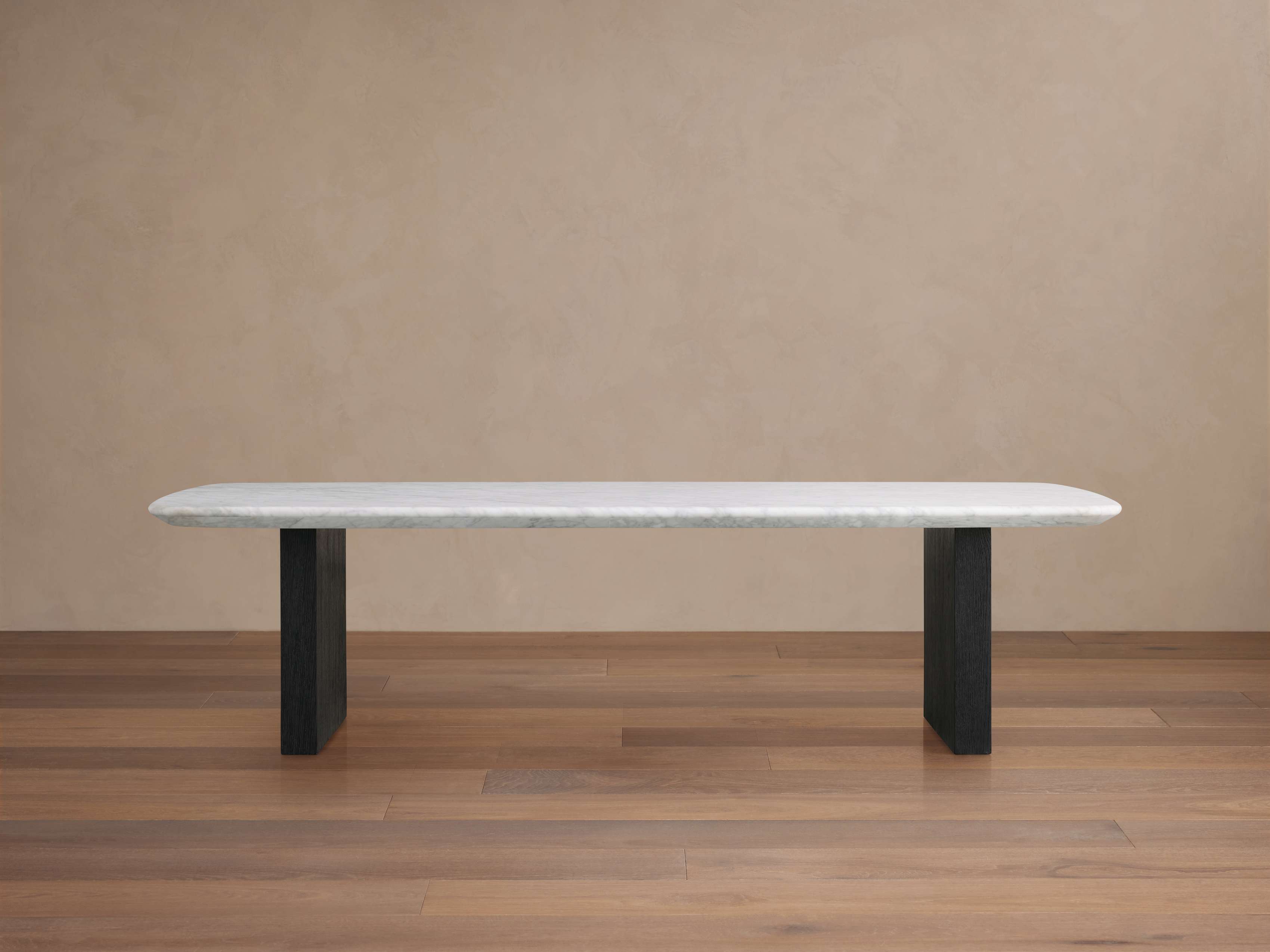 Saint Germain Stone Top Coffee Table with Clement Base