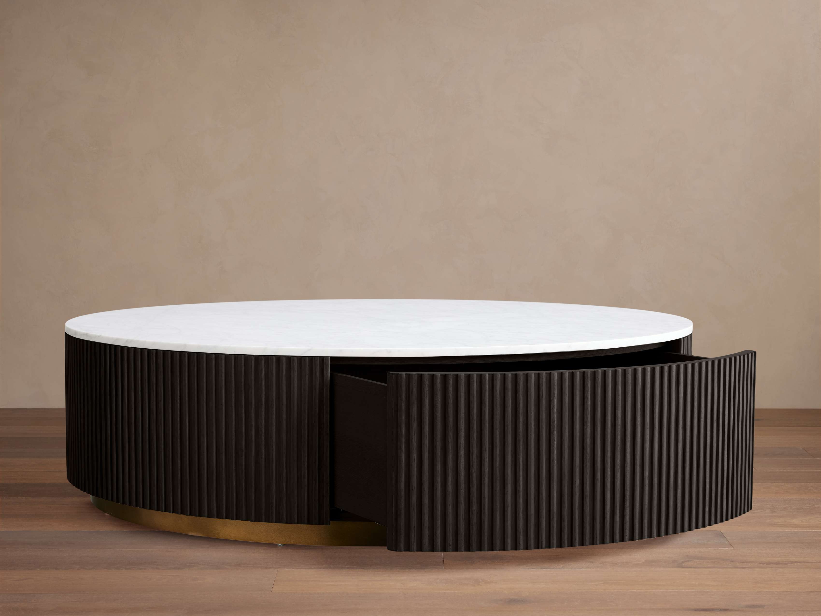 Finnley Round Storage Coffee Table