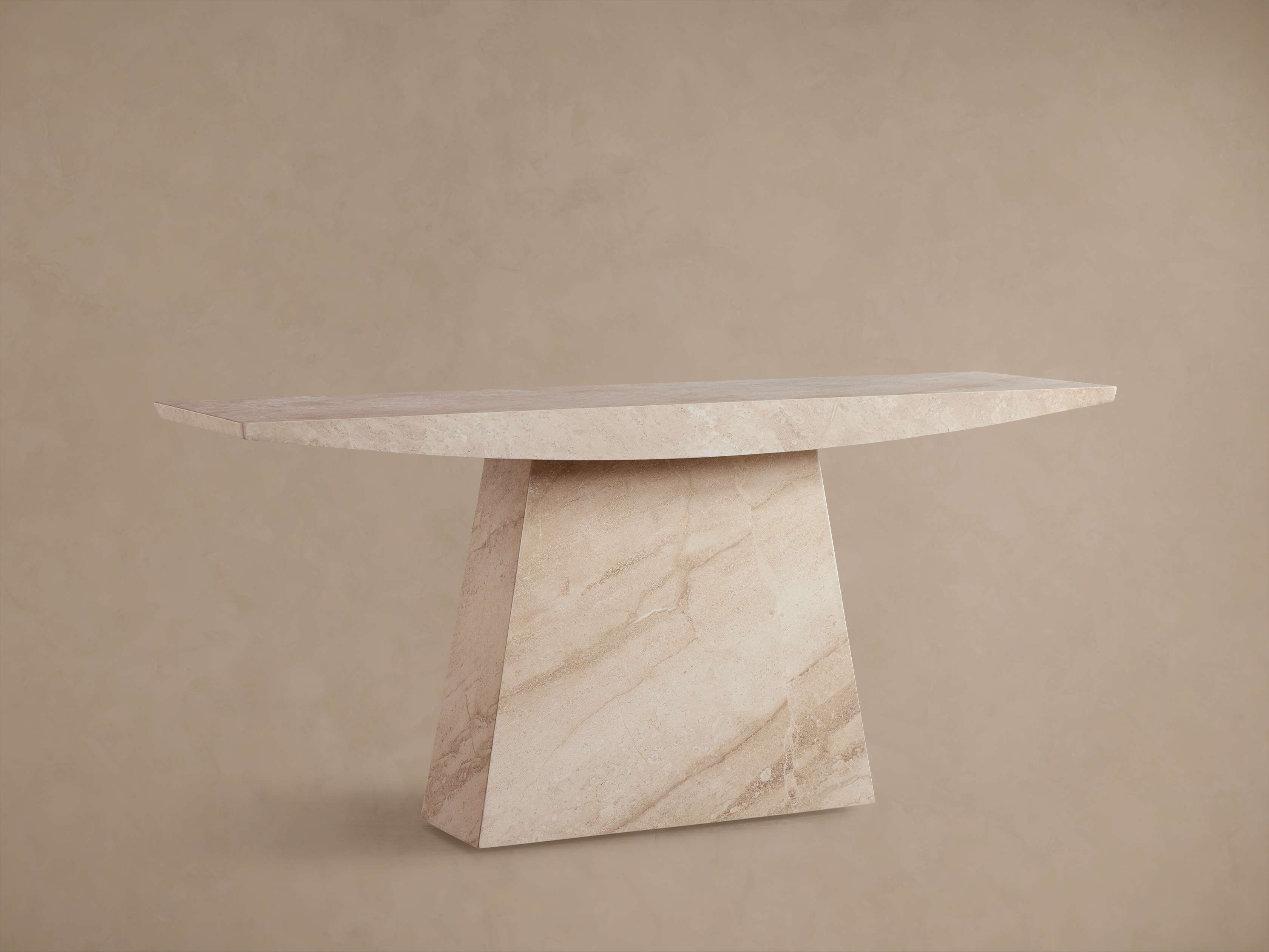 Ilaria Stone Console Table - Thumbnail 2