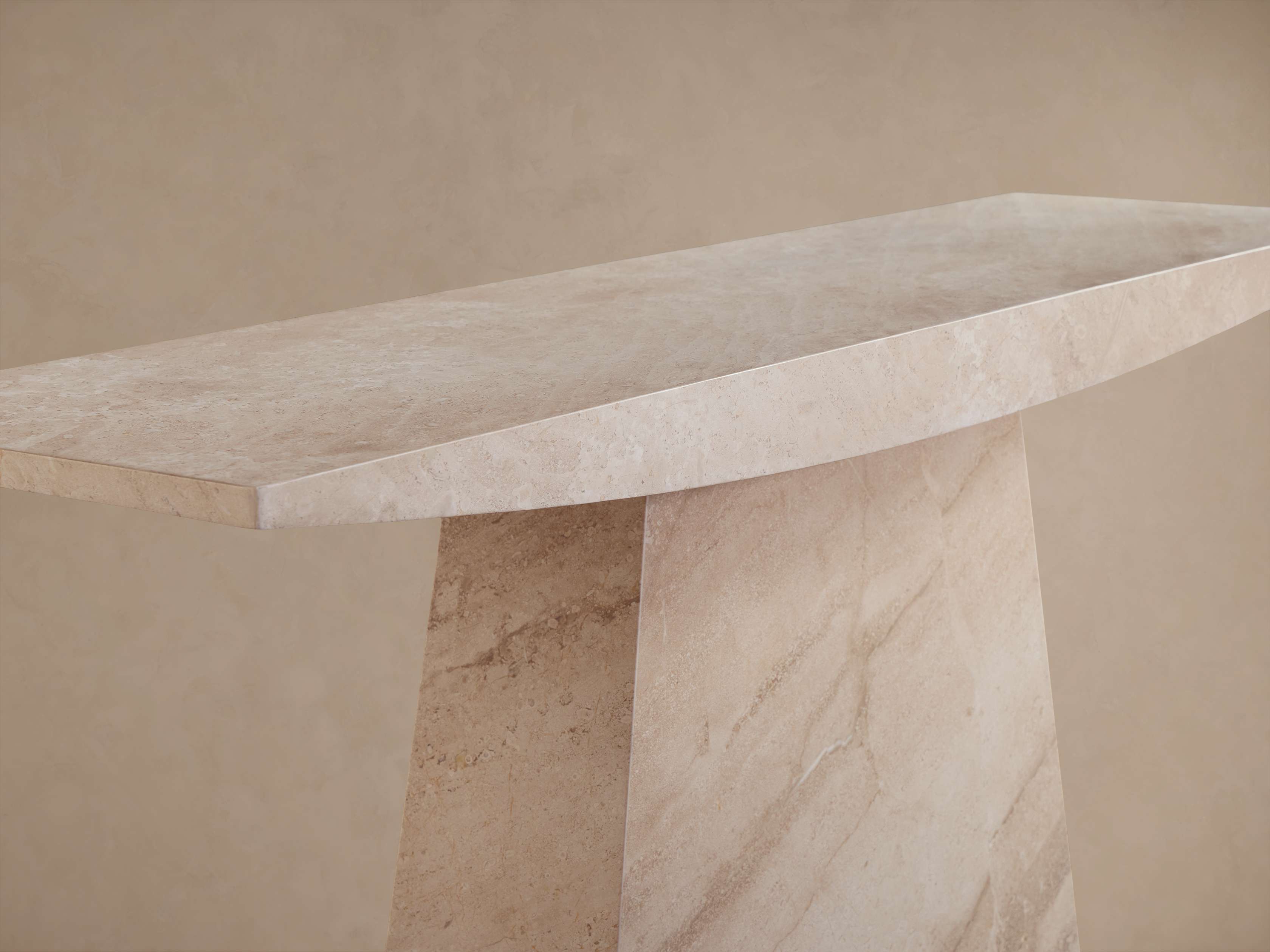 Ilaria Stone Console Table - Thumbnail 3