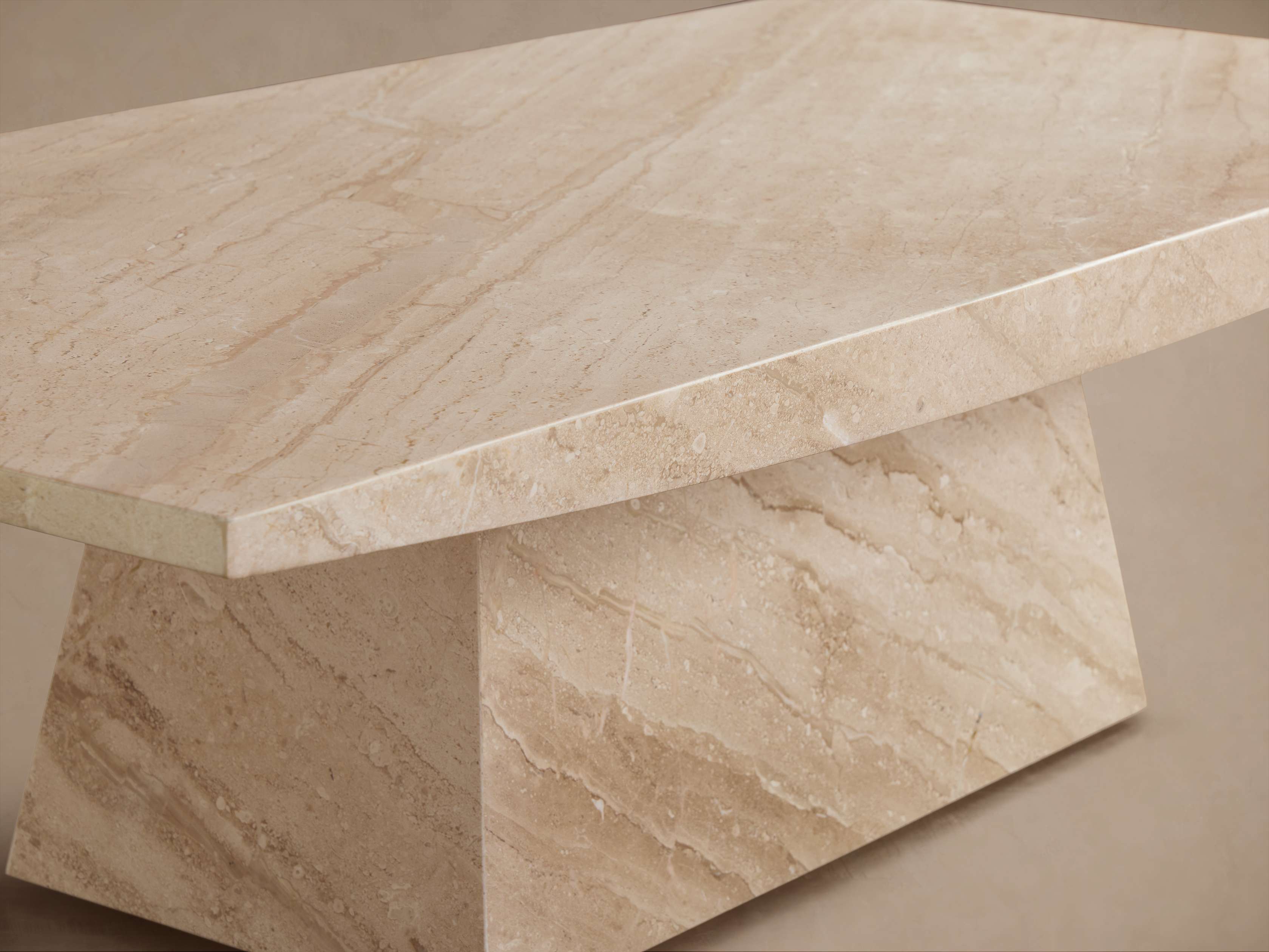 Ilaria Stone Coffee Table - Thumbnail 3