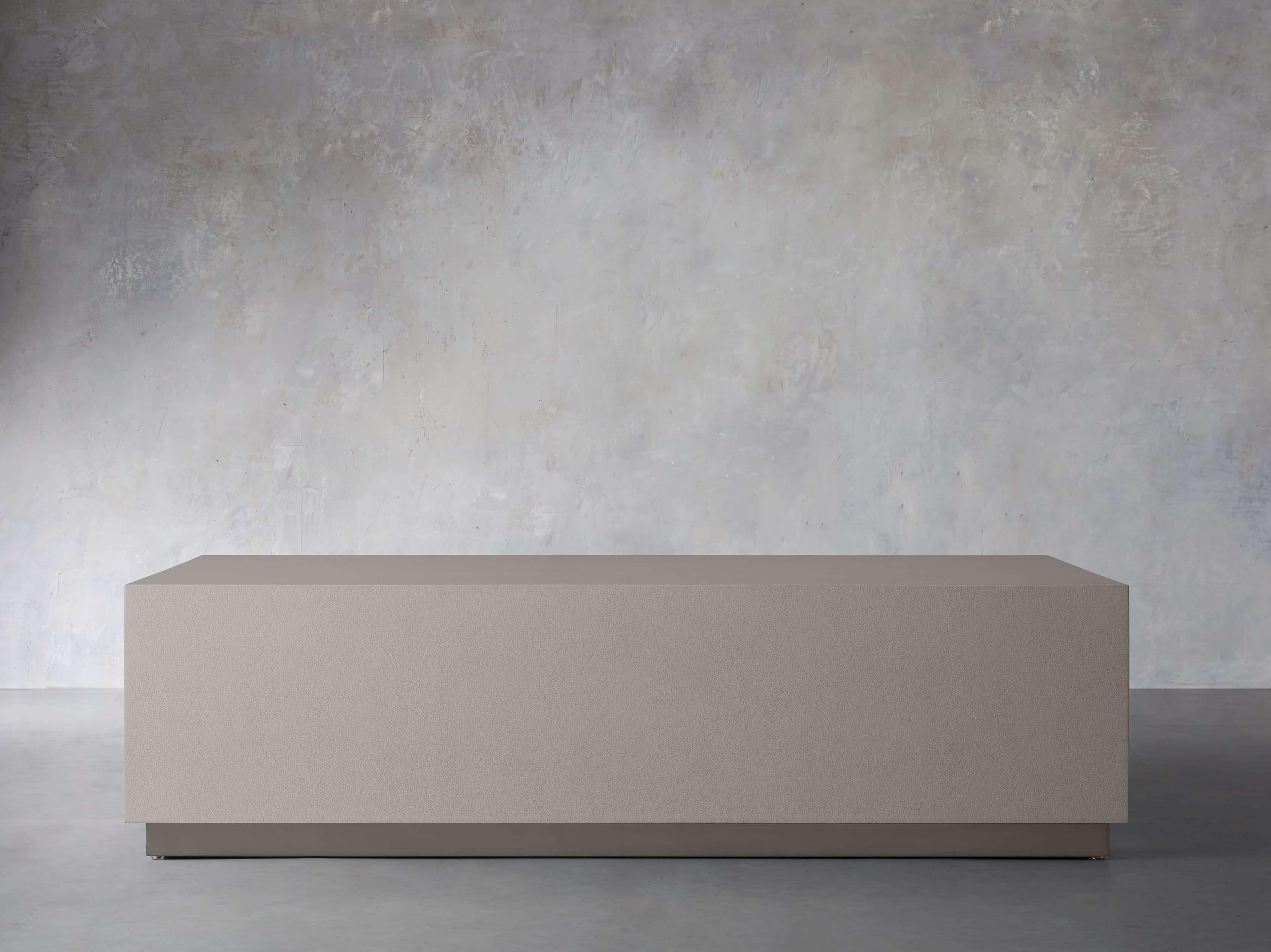 Malone Plinth Coffee Table in Manta