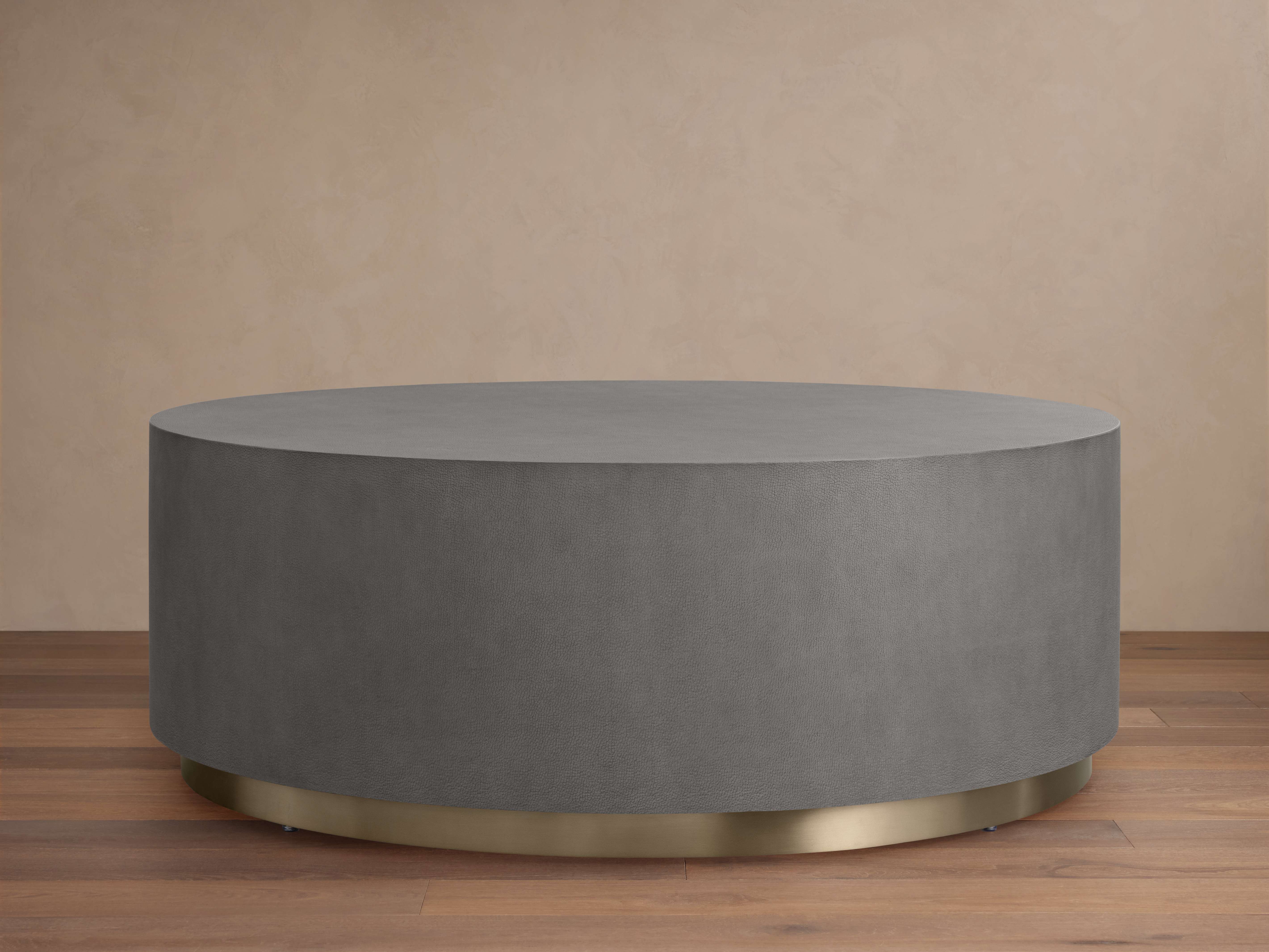 Malone Round Plinth Coffee Table