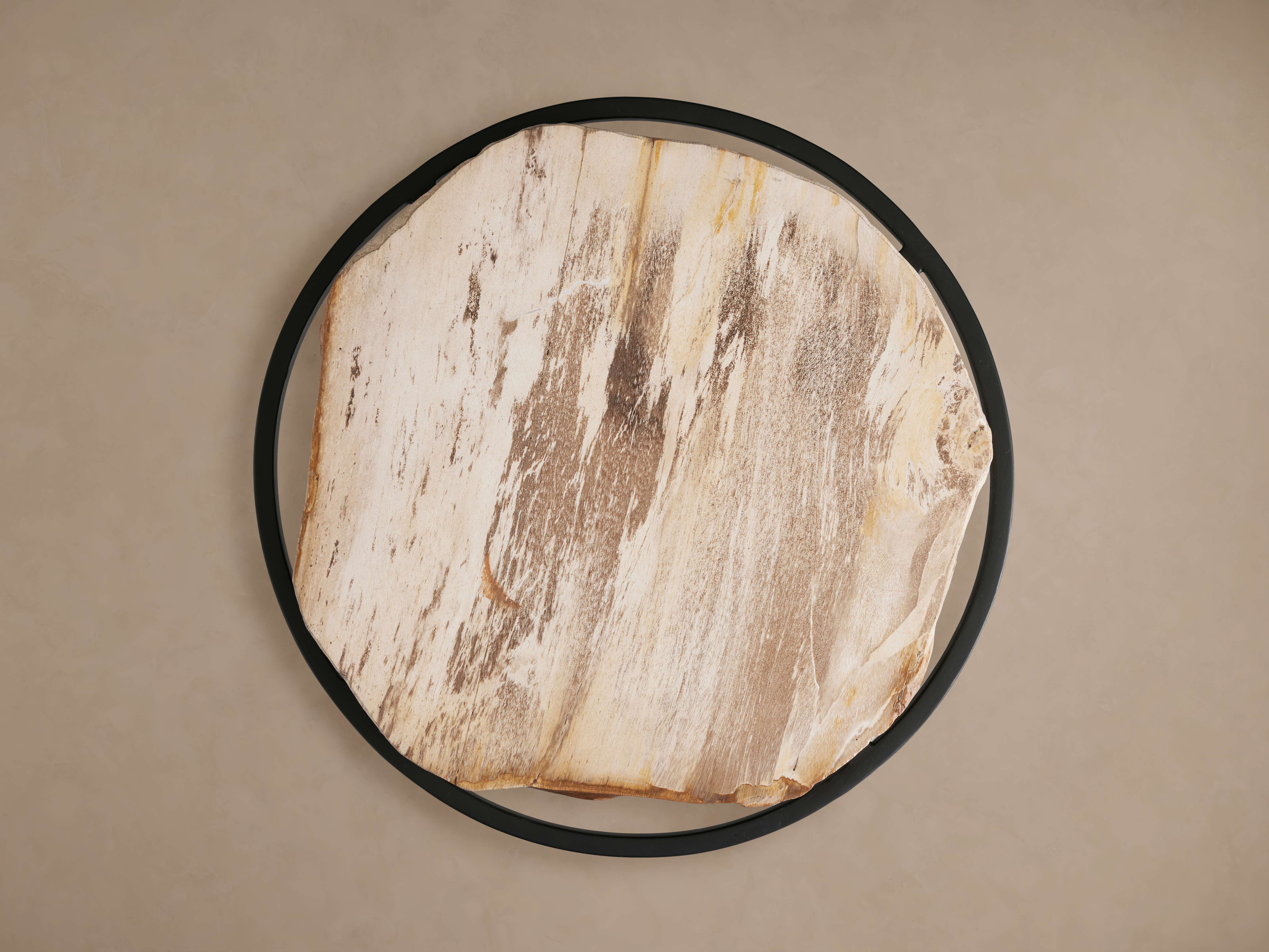 Arhaus Petrified Side Table - Thumbnail 2