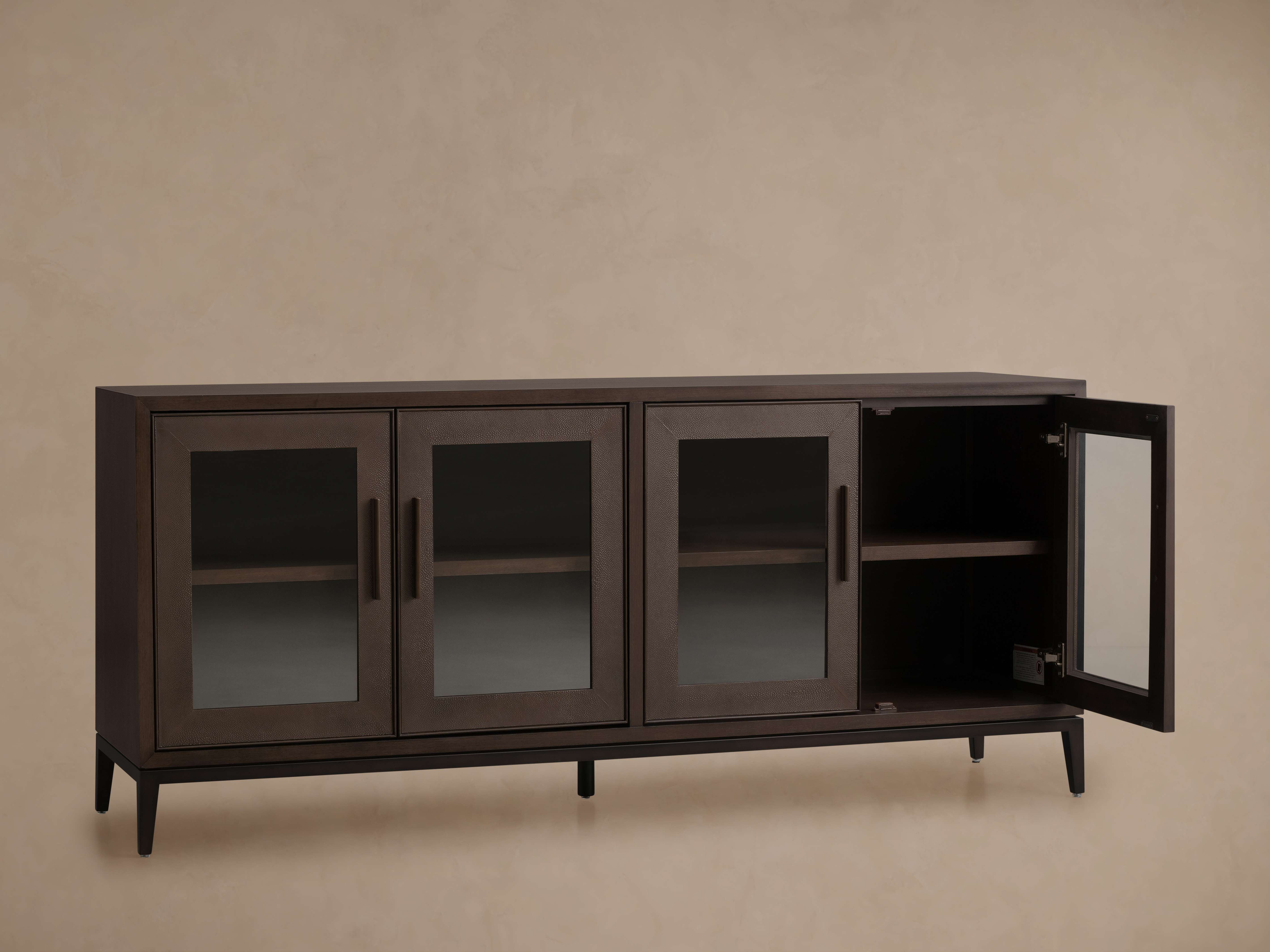 Malone Sideboard with Glass Doors - Thumbnail 4