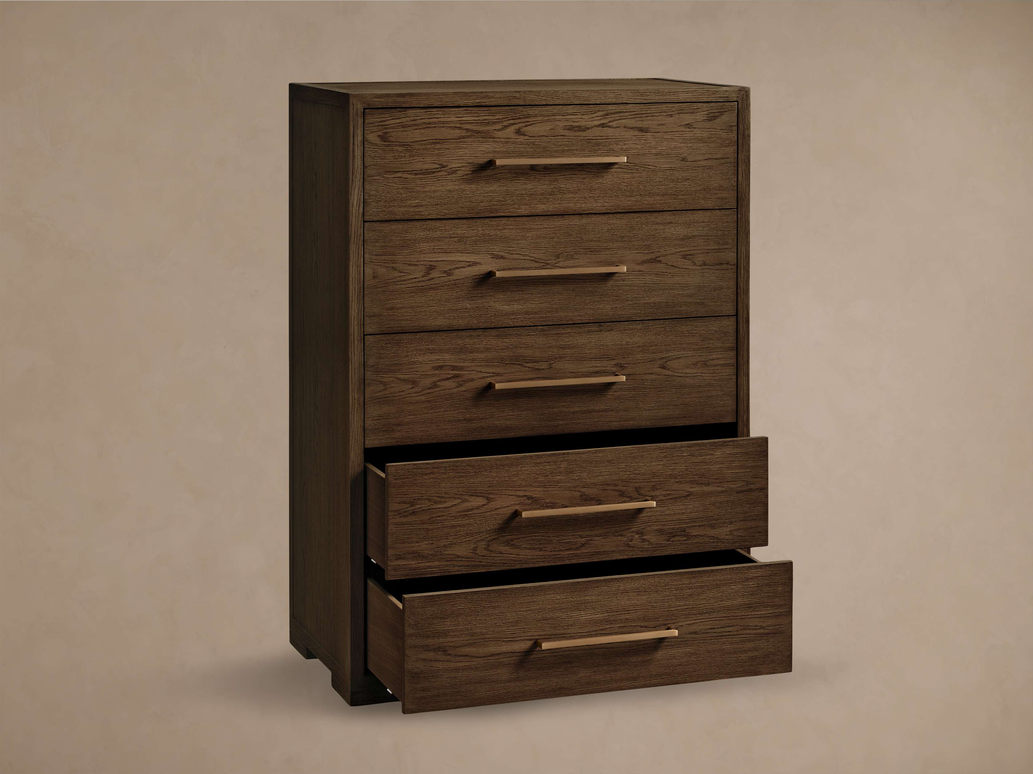 5 drawer dresser dark brown STORKLINTA 5-drawer dresser, dark-brown/oak effect anchor/unlock function,  153/4x187/8x471/4"
