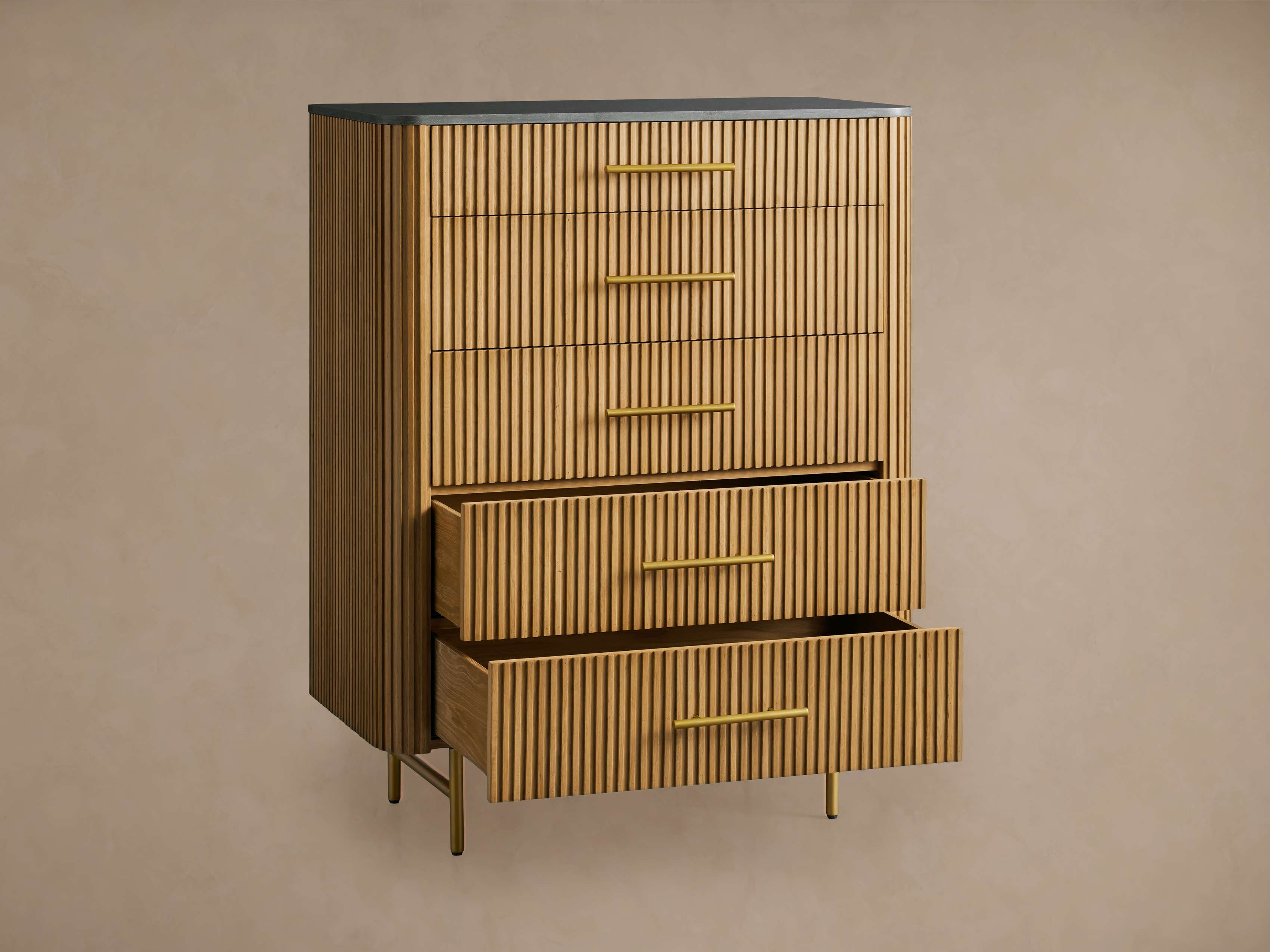 Finnley Five-Drawer Dresser  Arhaus