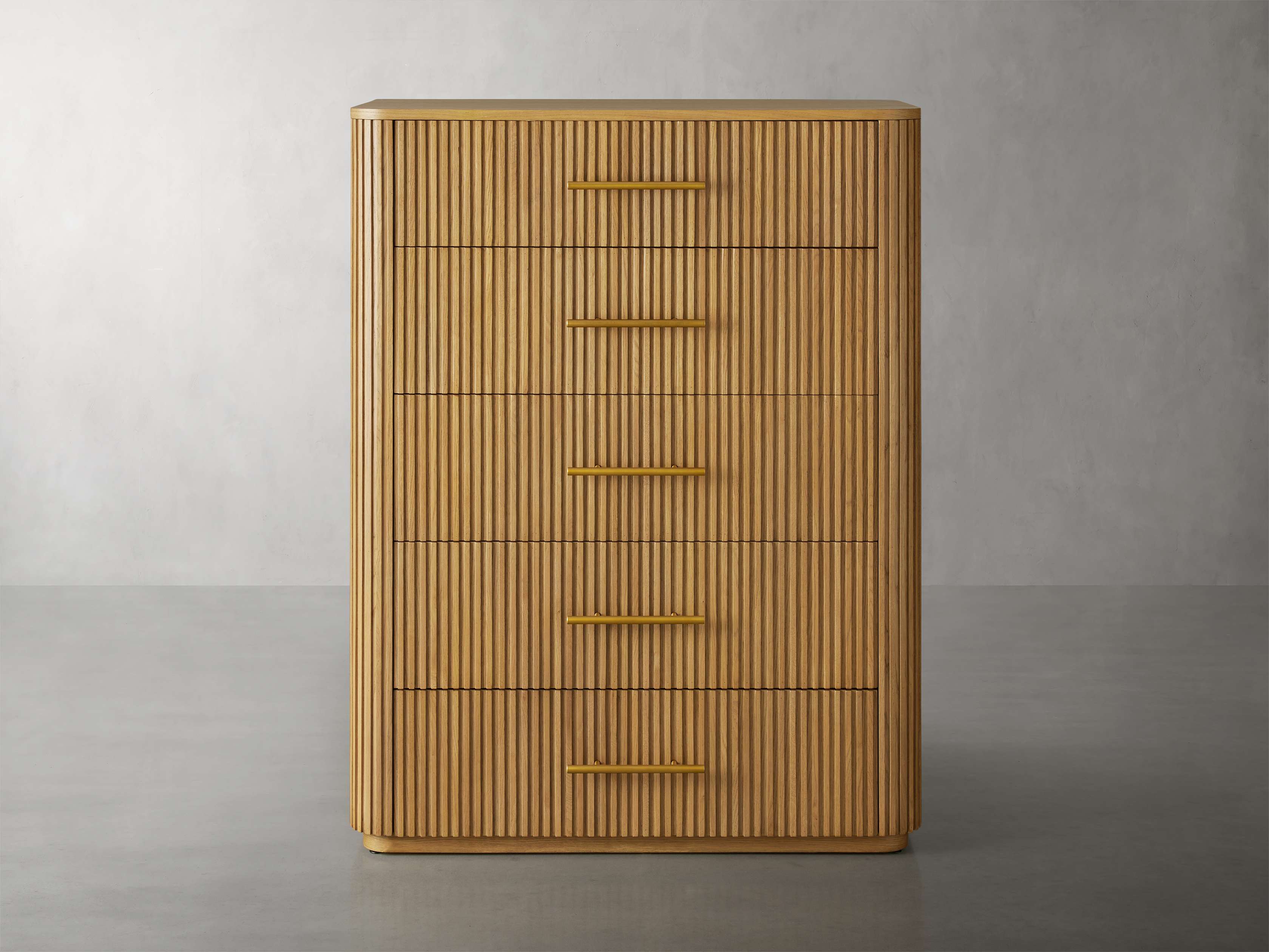 Finnley Wood Five-Drawer Dresser