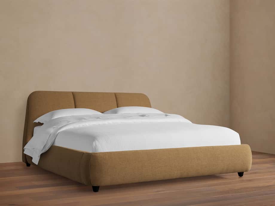 Kinnan Bed in Avery Cognac