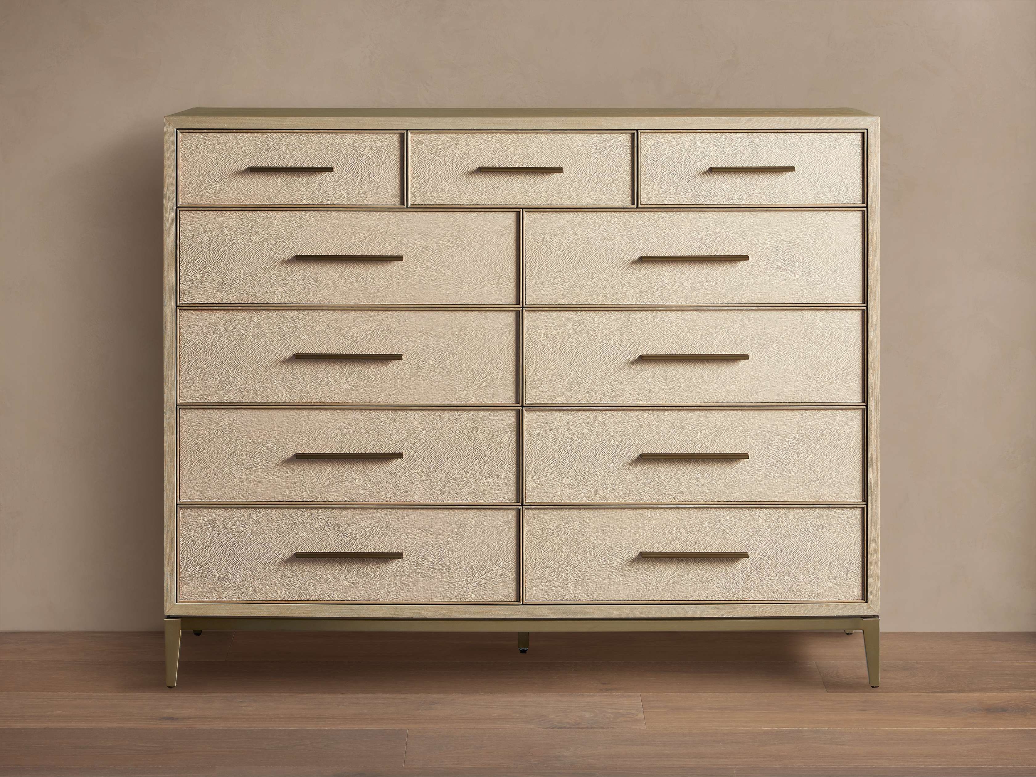 arhaus green dresser Ethan Allen Georgian Green Lacquered Dresser or Credenza, Newly Refinished
