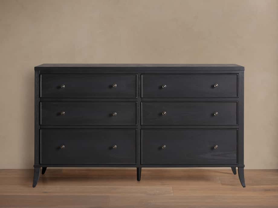 Henley Wide Six-Drawer Dresser  Arhaus