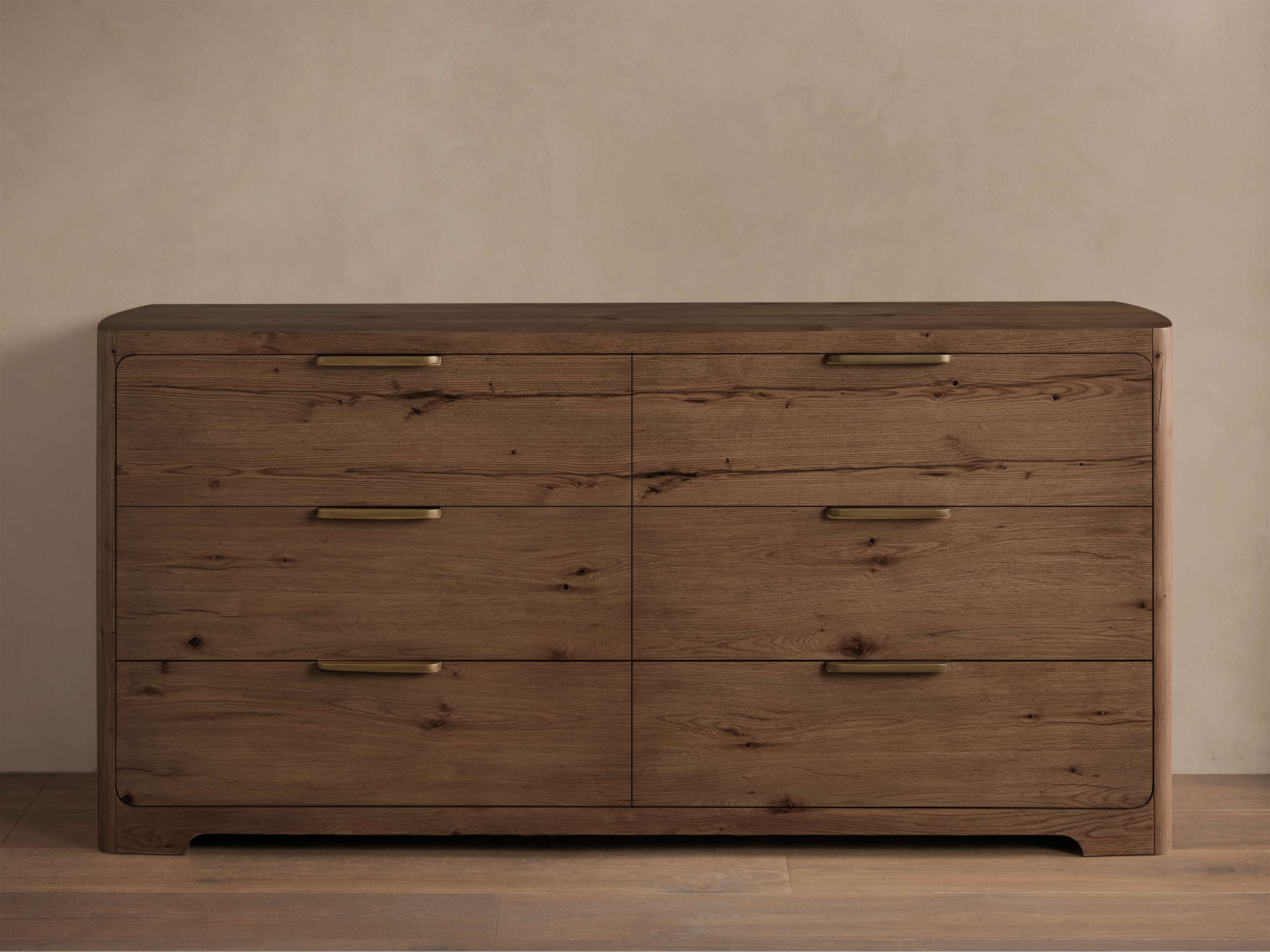 arhaus dresser Astor Six-Drawer In Stone In Natural Celebrating craftsmanship with chic style Bodhi Six-Drawer Dresser